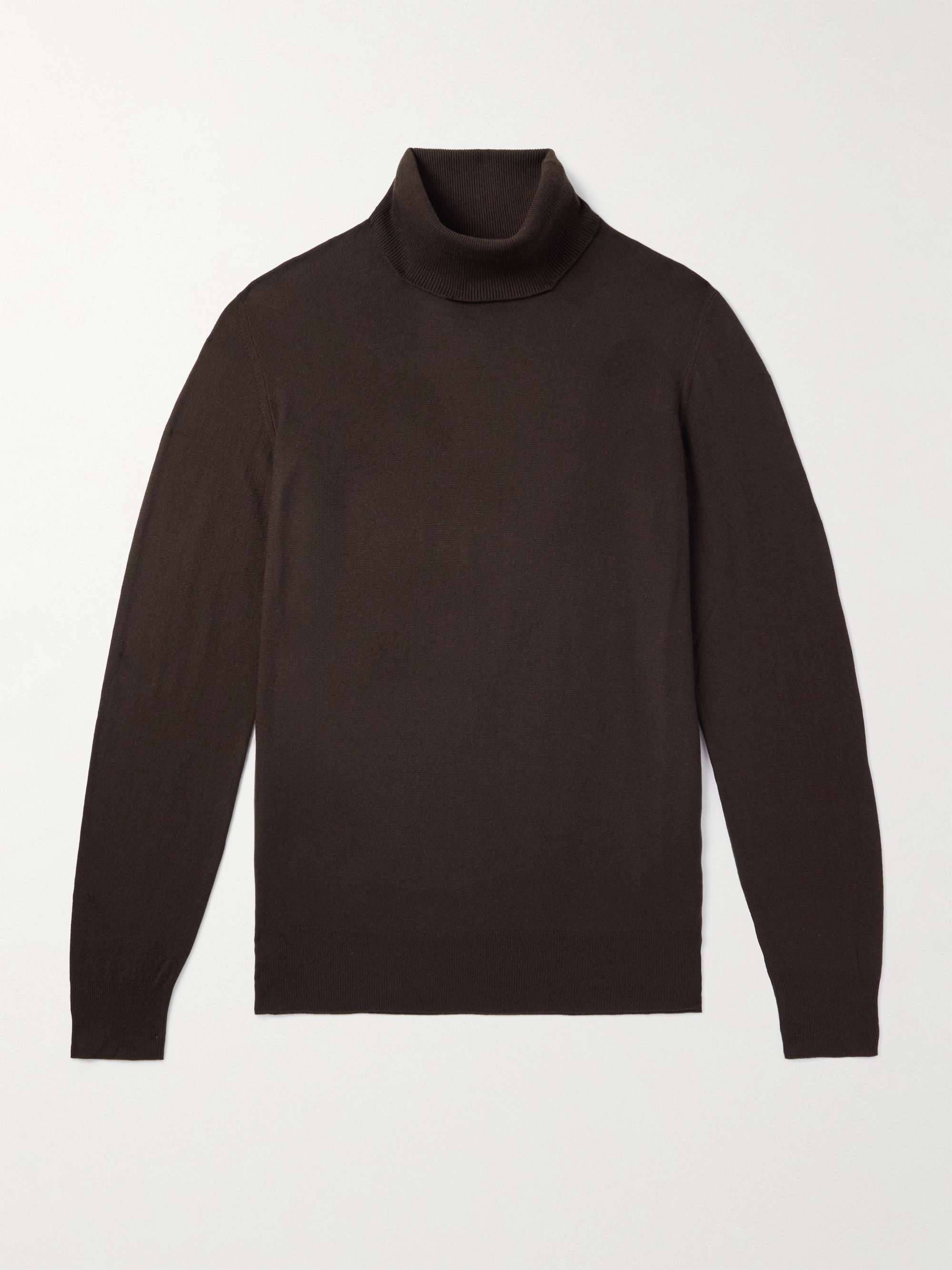 Slim-Fit Cashmere Rollneck Sweater view