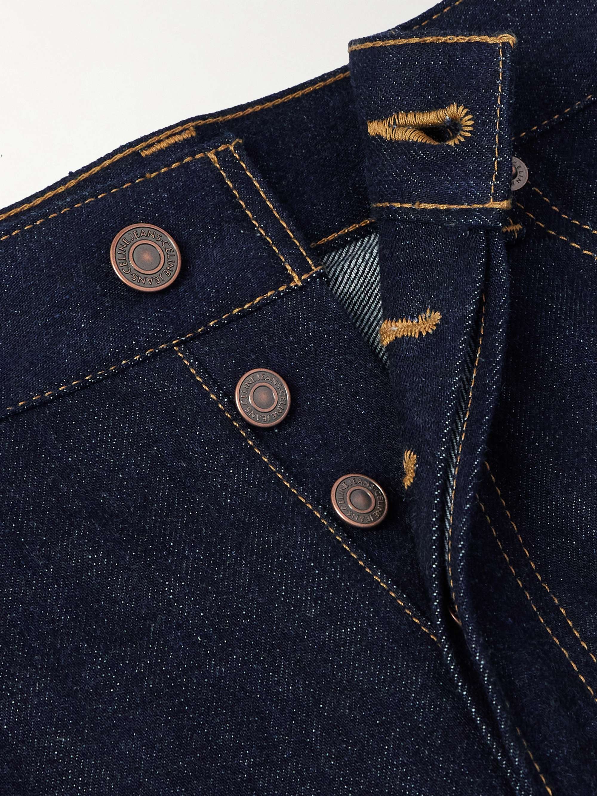 Kurt Slim-Fit Straight-Leg Selvedge Jeans view