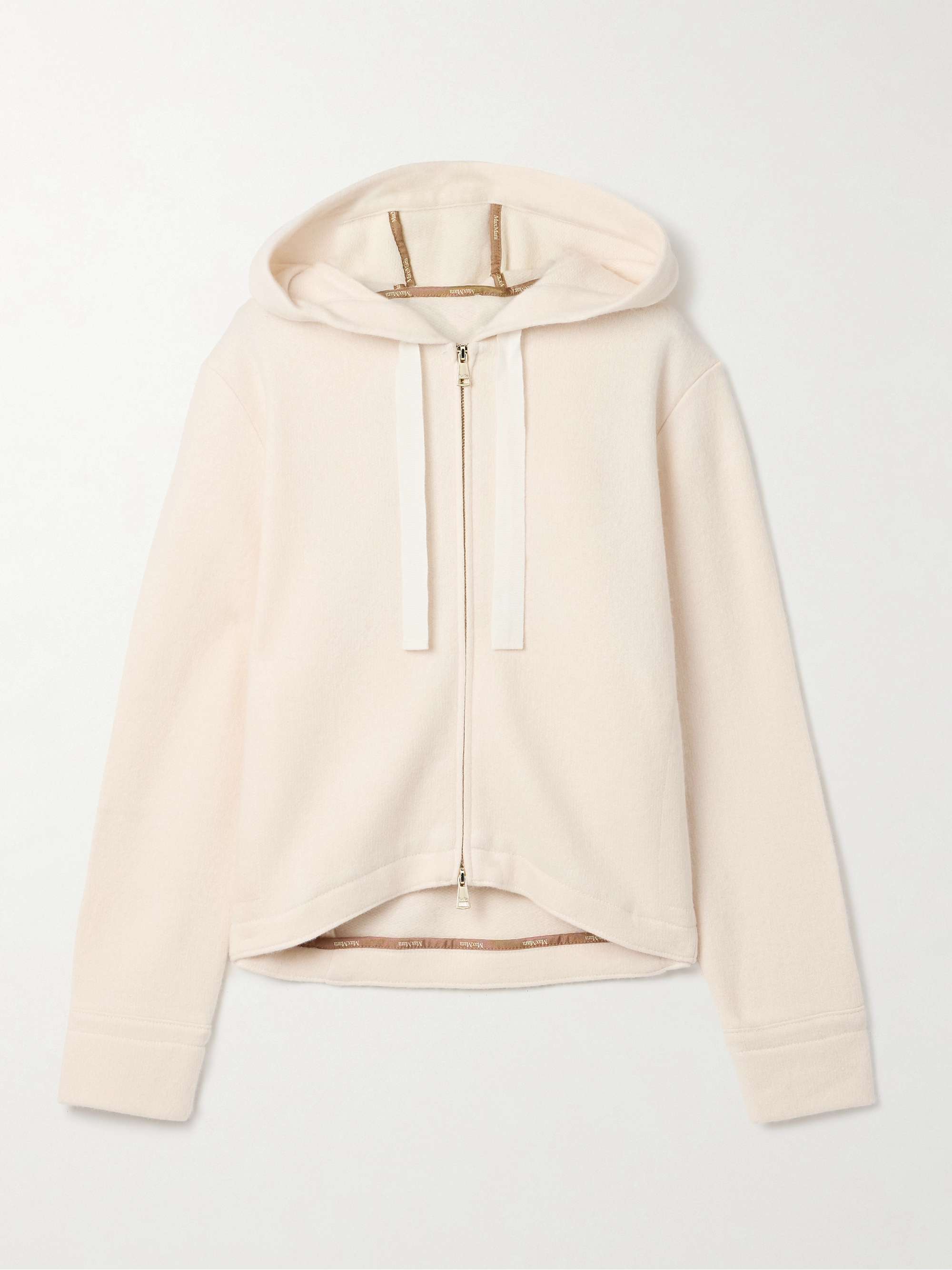 Abilita wool and cashmere-blend hoodie view