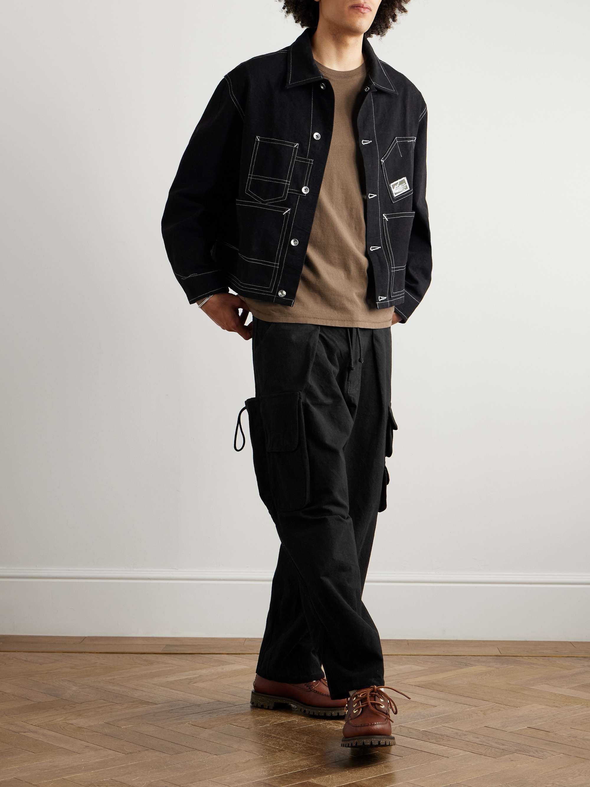 Wonky-Wear Station Organic Cotton-Canvas Jacket view