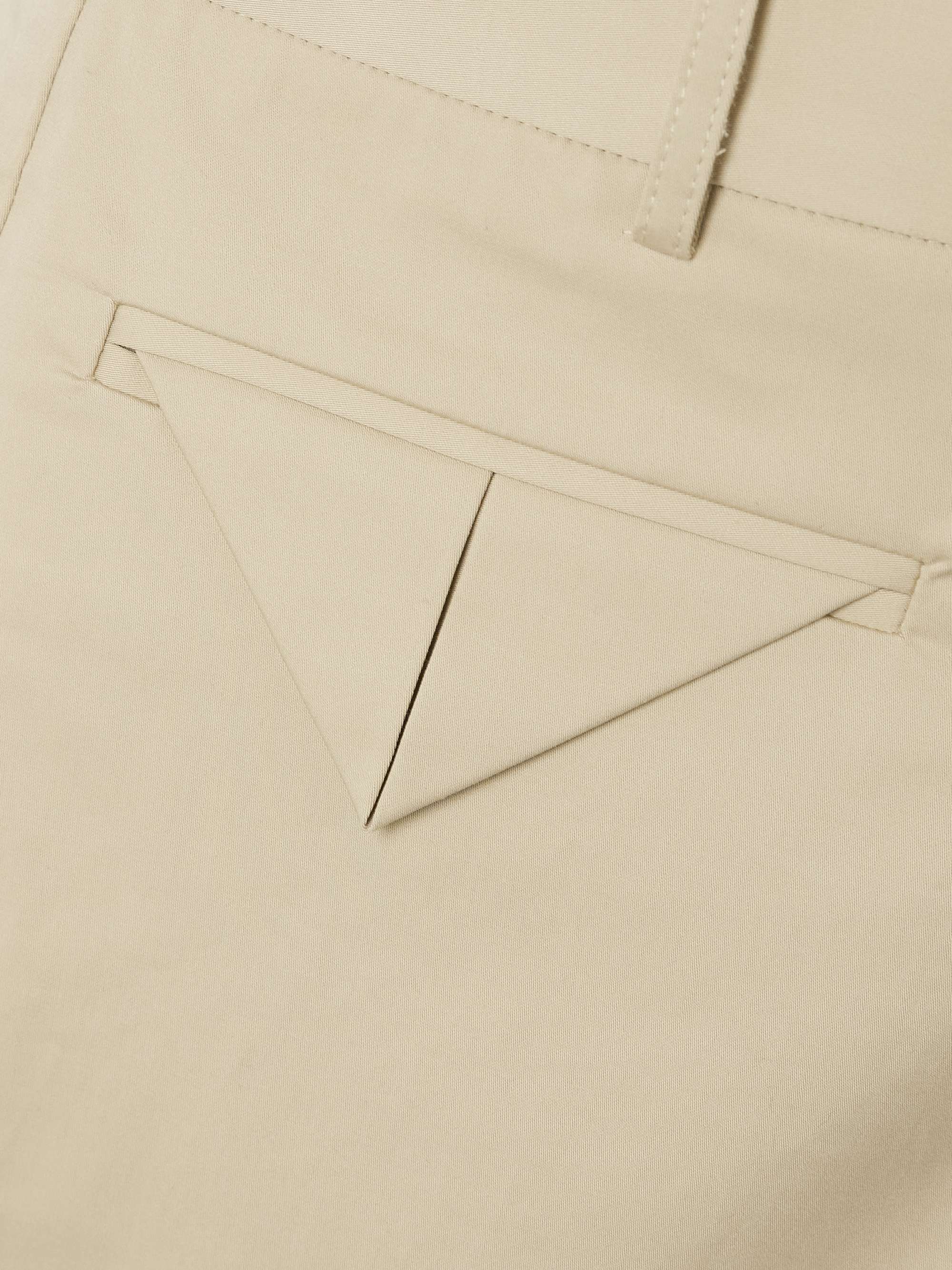 Origami organic cotton-blend wide-leg pants view
