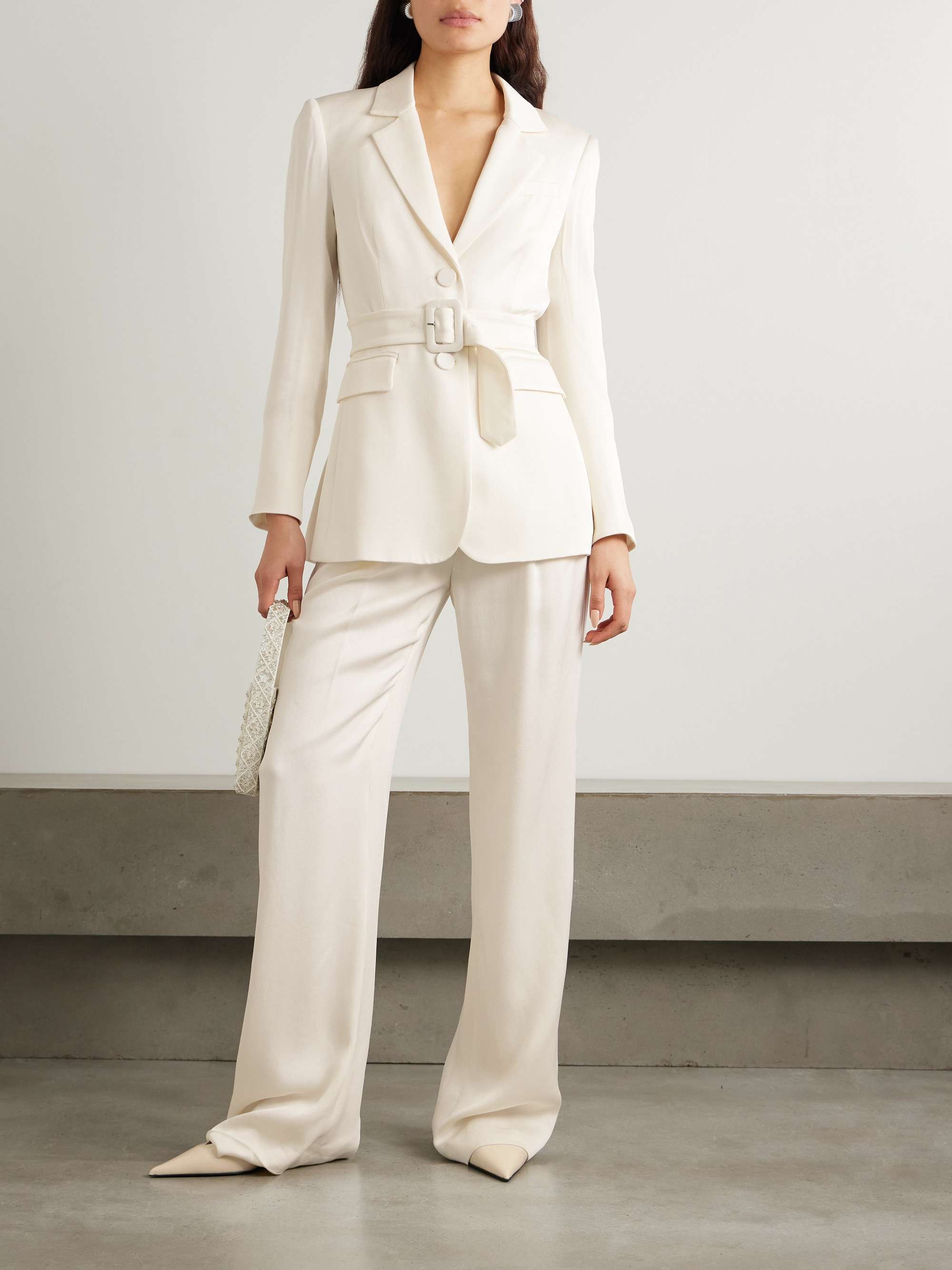 Ryanne crepe blazer view