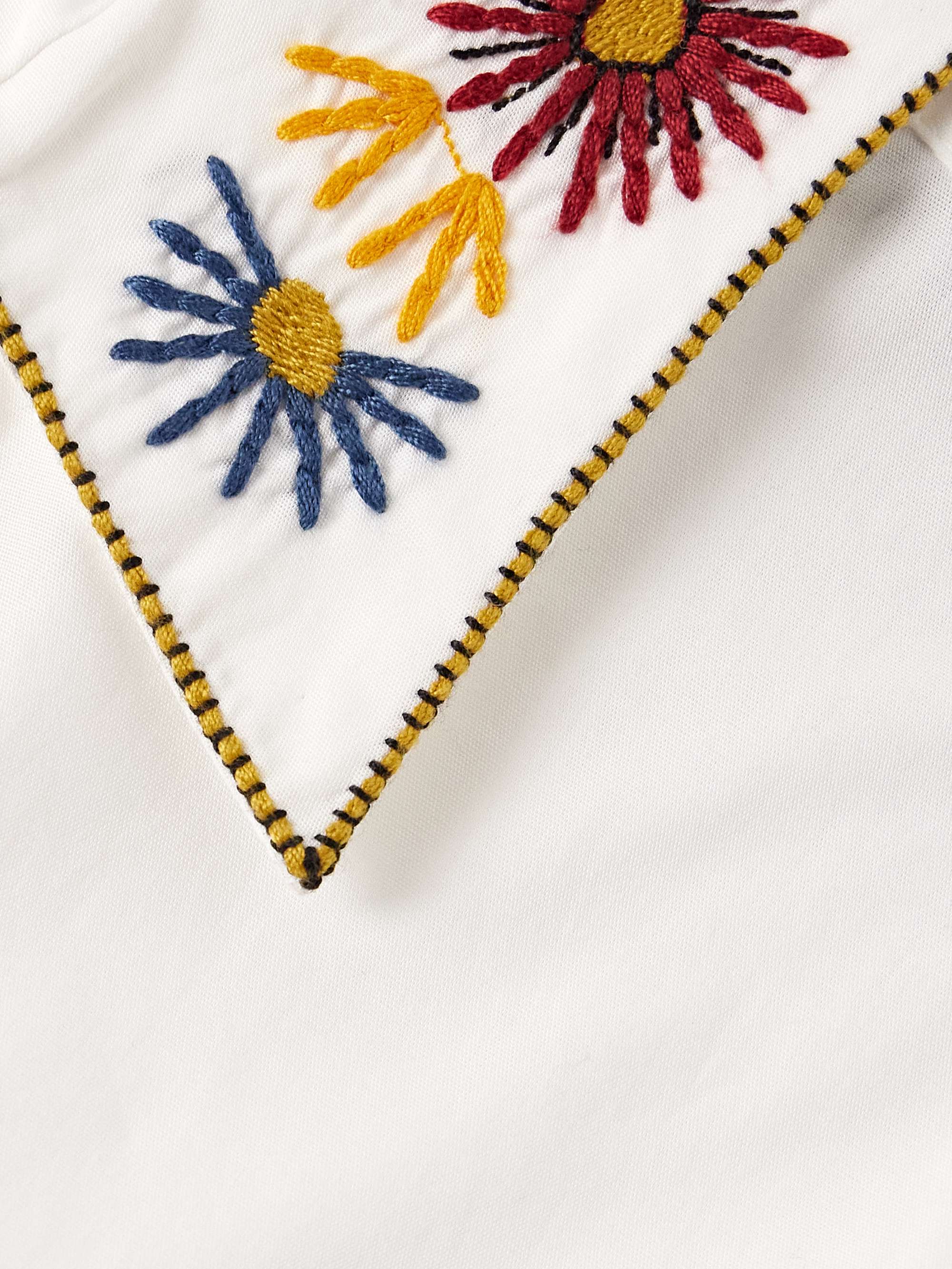 Candyfloss Embroidered Cotton Oxford Shirt view