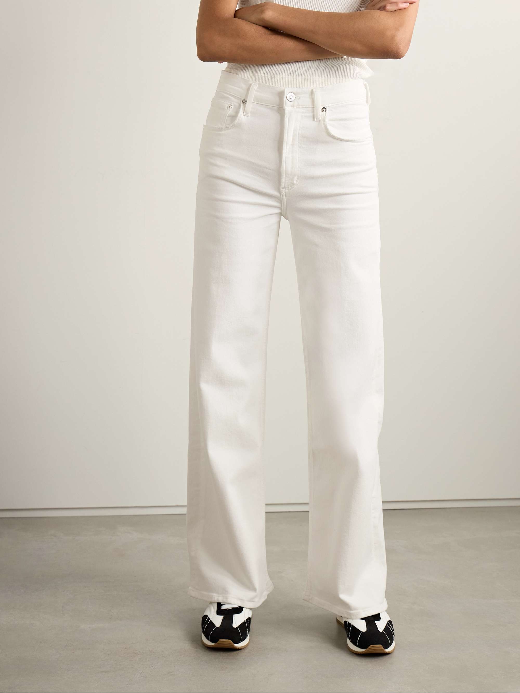 Lyra Long mid-rise wide-leg jeans view