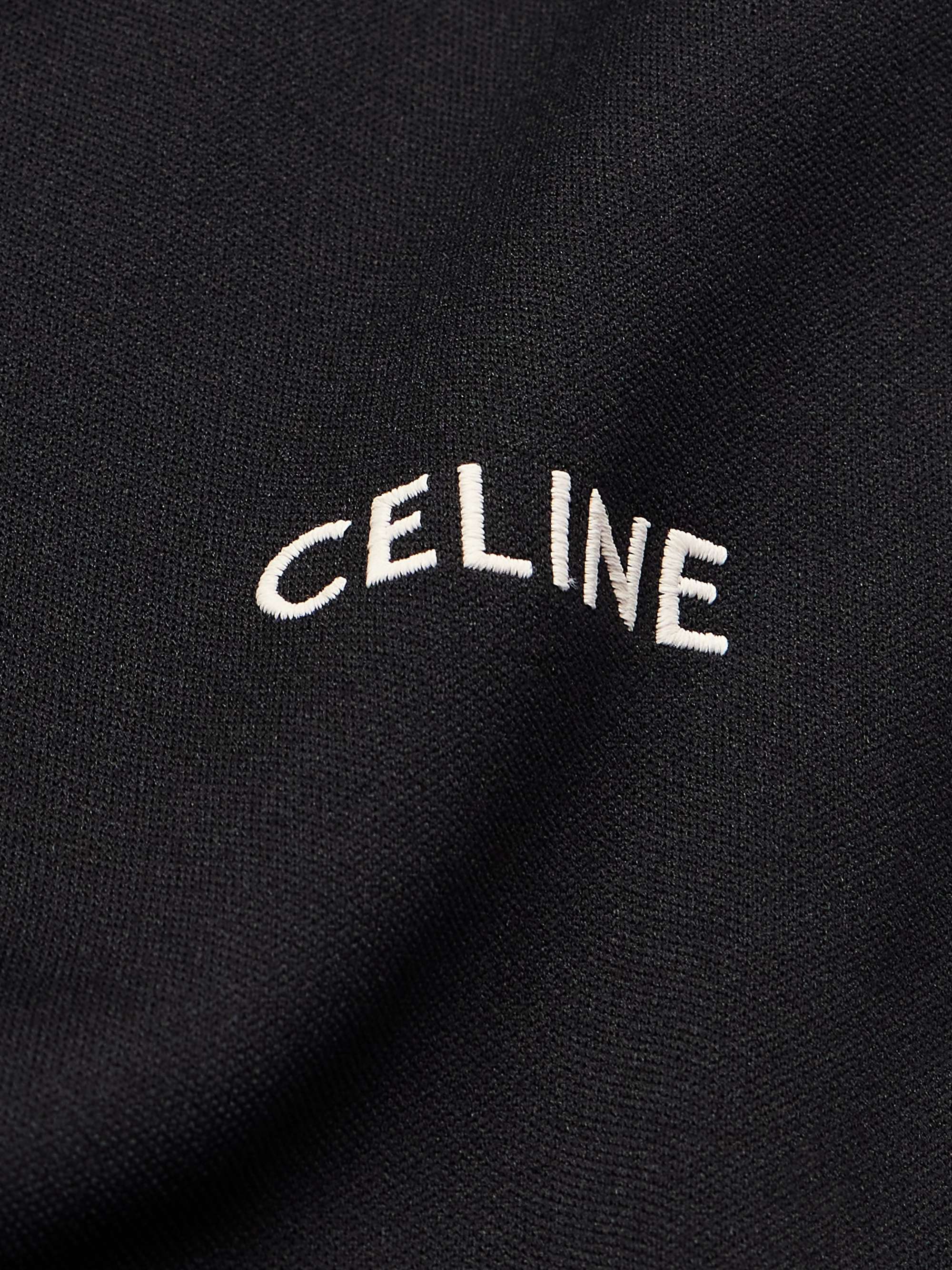 Logo-Embroidered Striped Tech-Jersey Track Jacket view