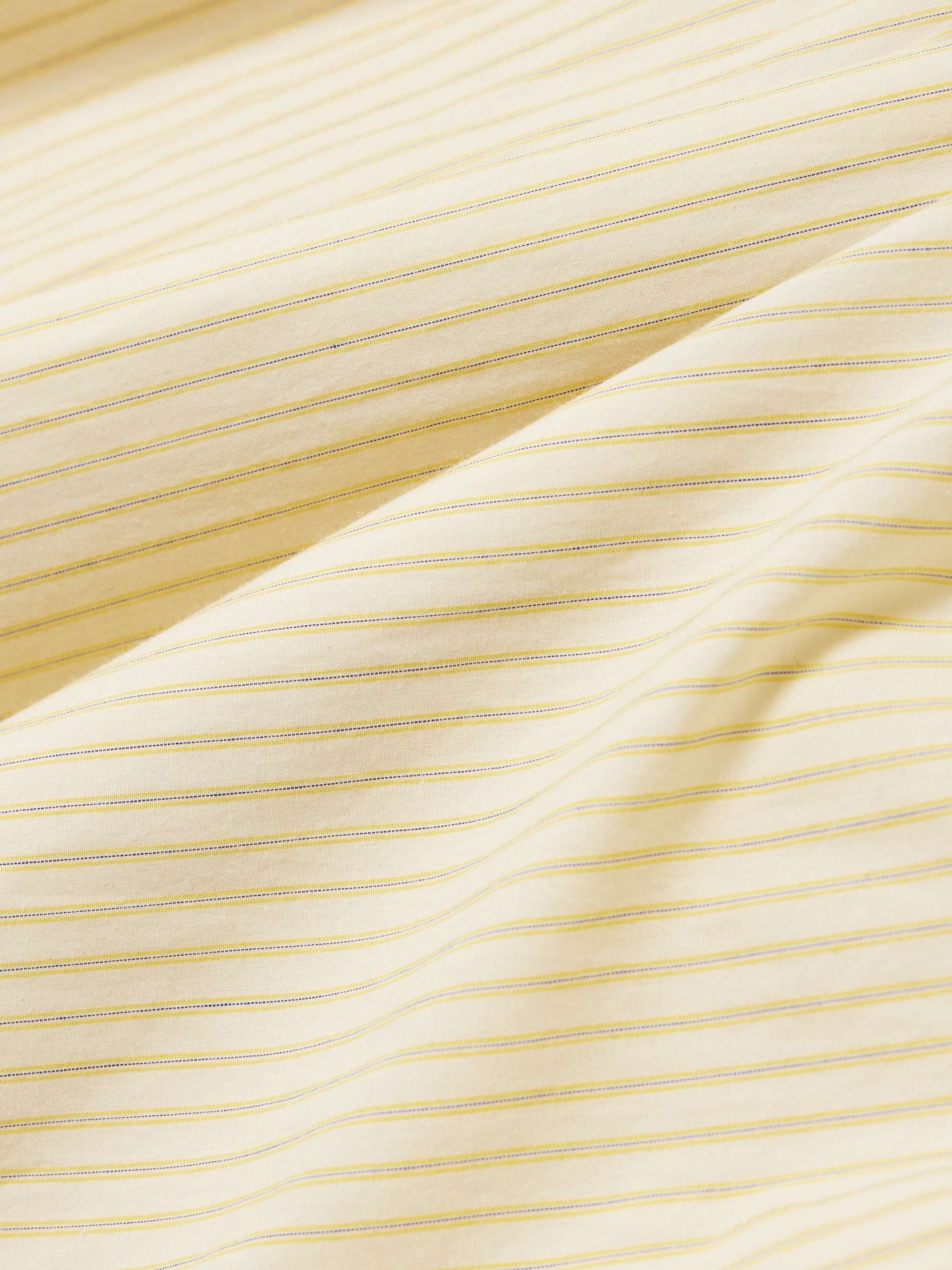 Ease striped organic cotton-poplin pajama pants view