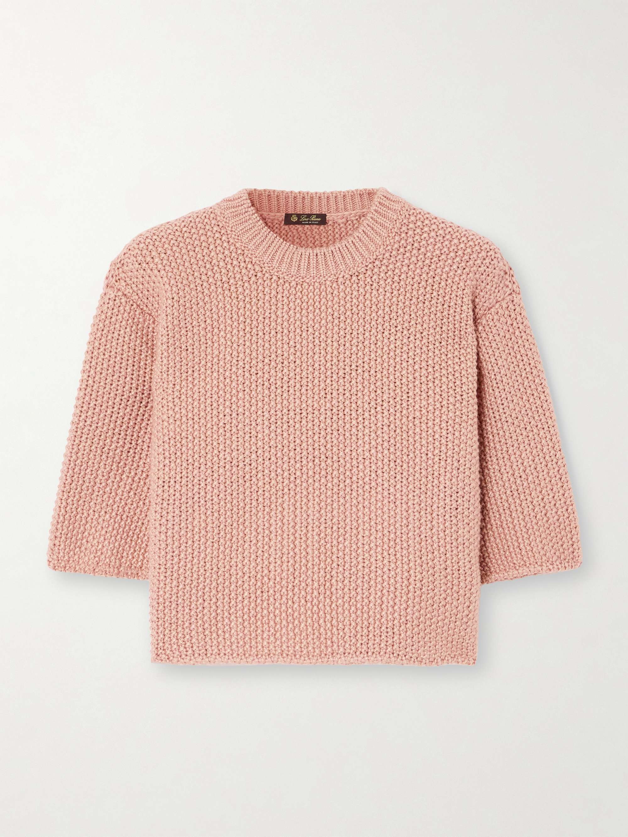 Boccioleto crocheted mohair-blend sweater view