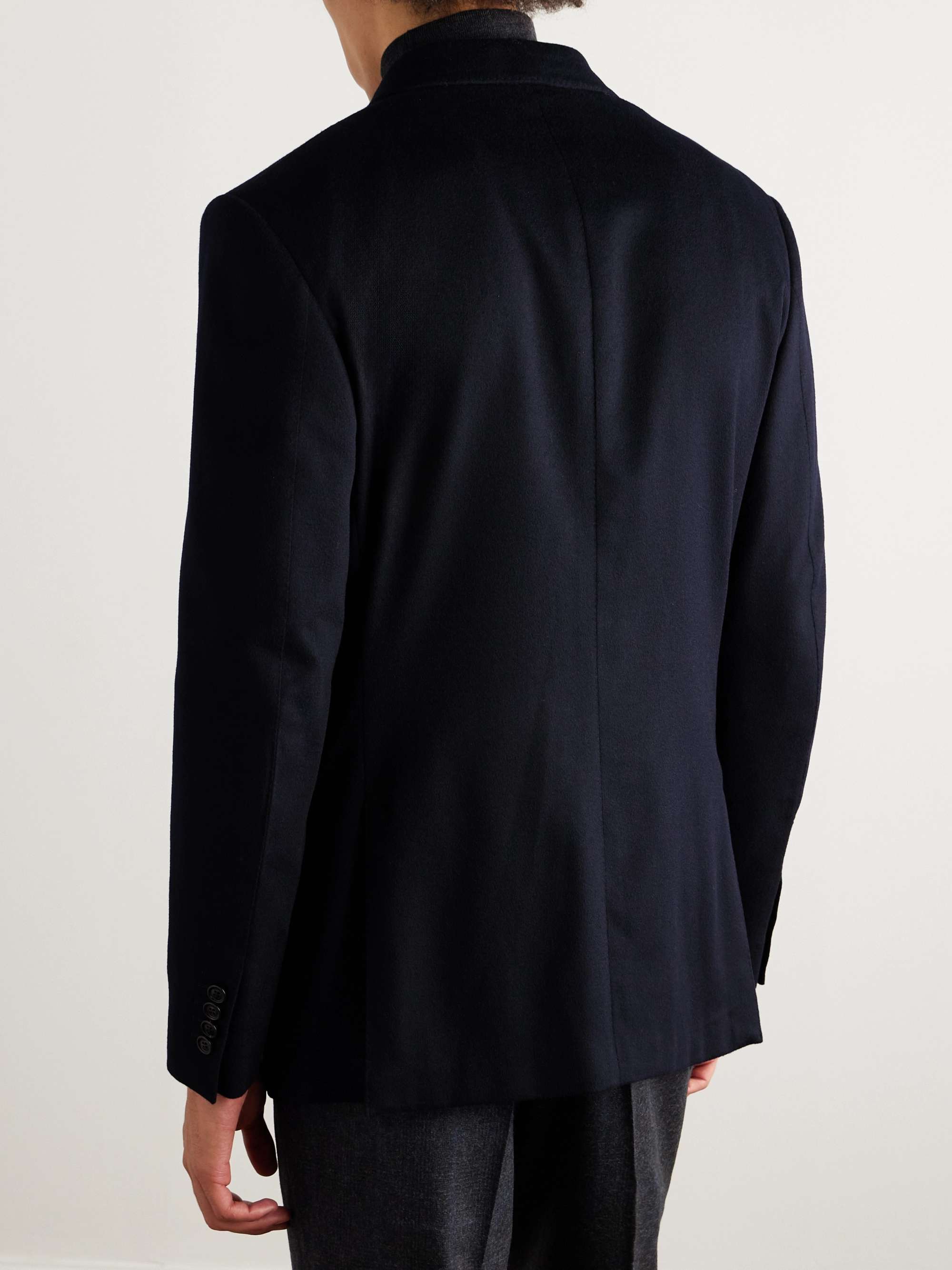 Double-Breasted Cashmere Blazer view