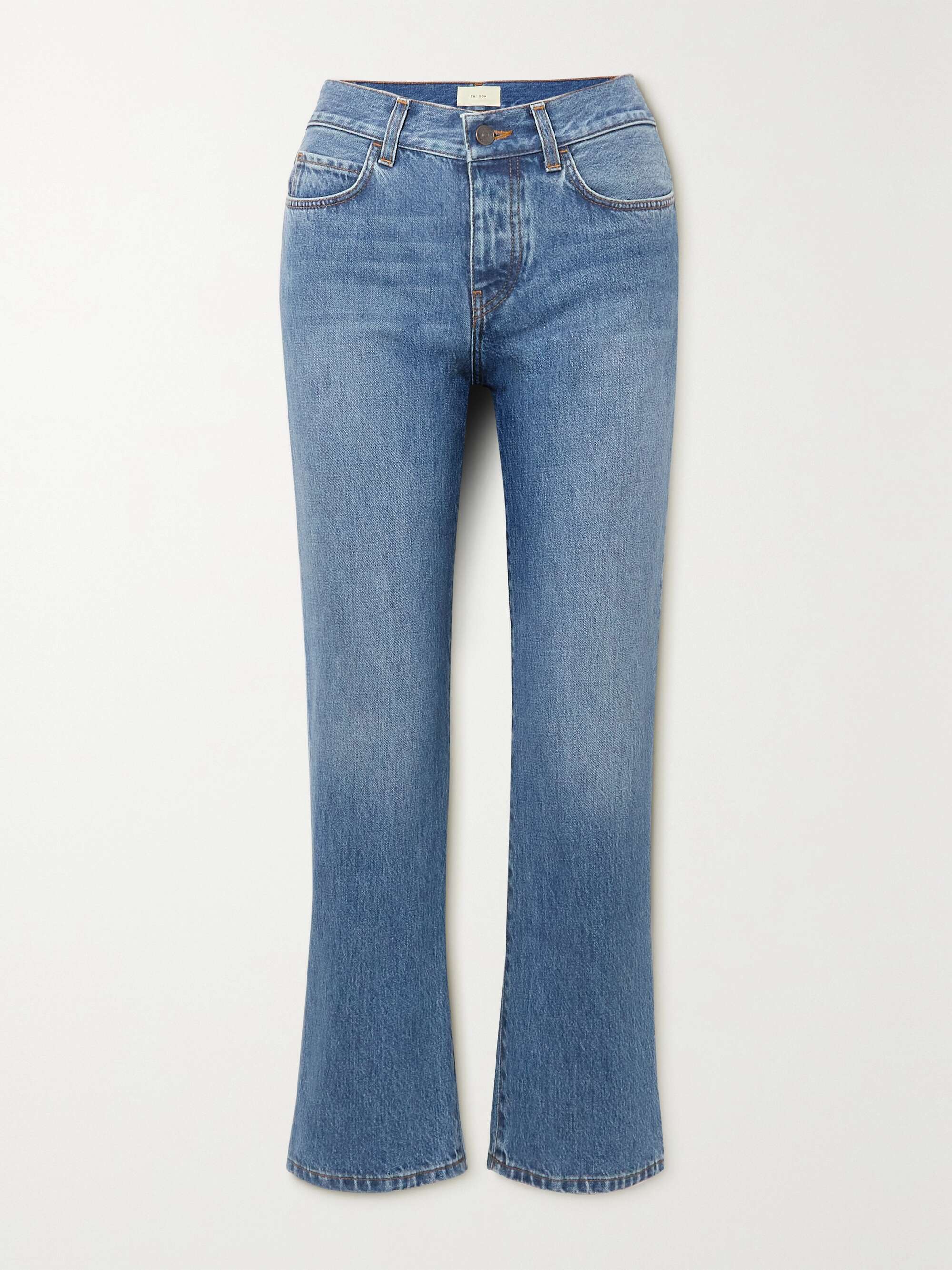 Goldin low-rise straight-leg jeans view