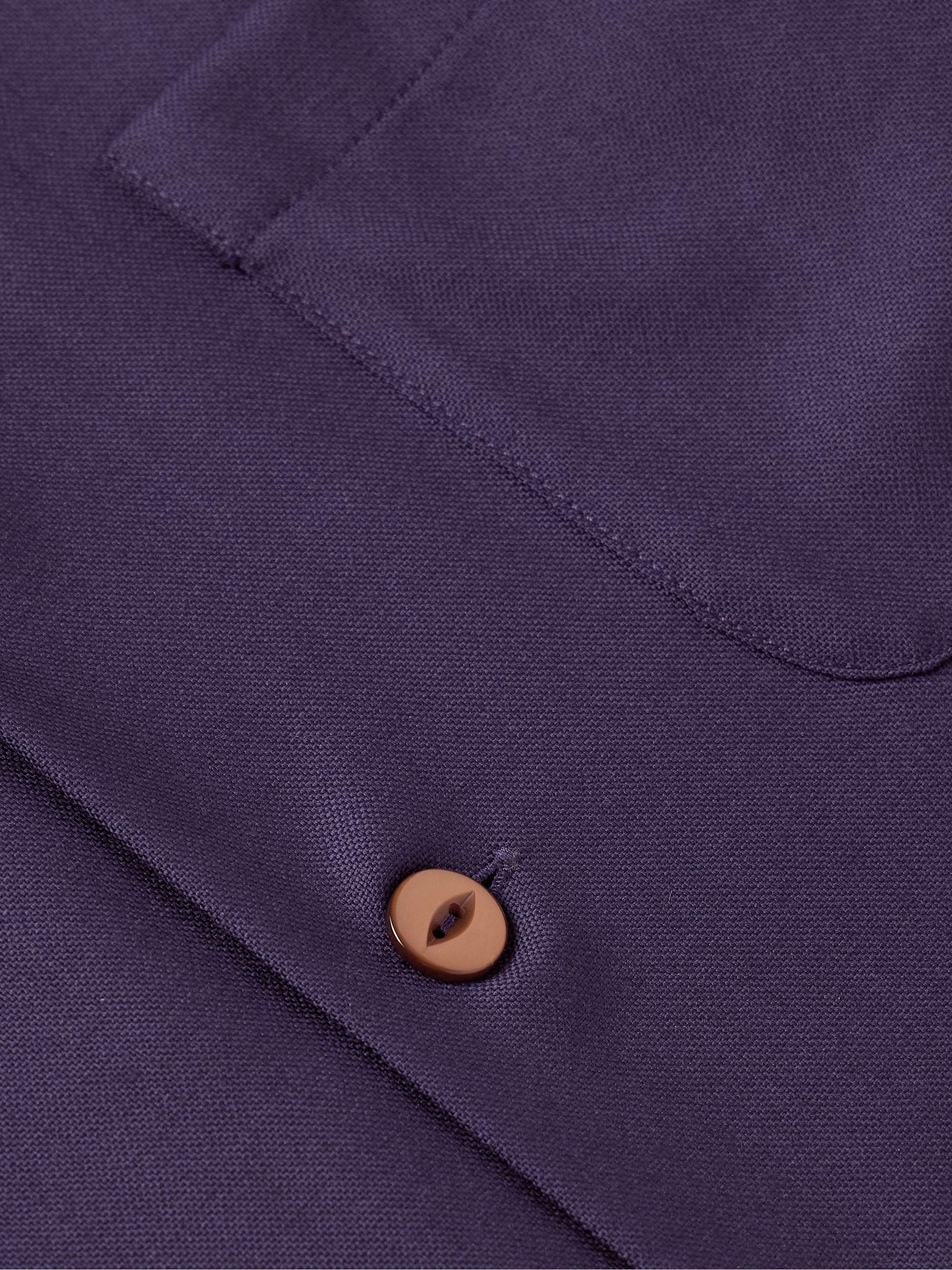 Camp-Collar Wool Overshirt view