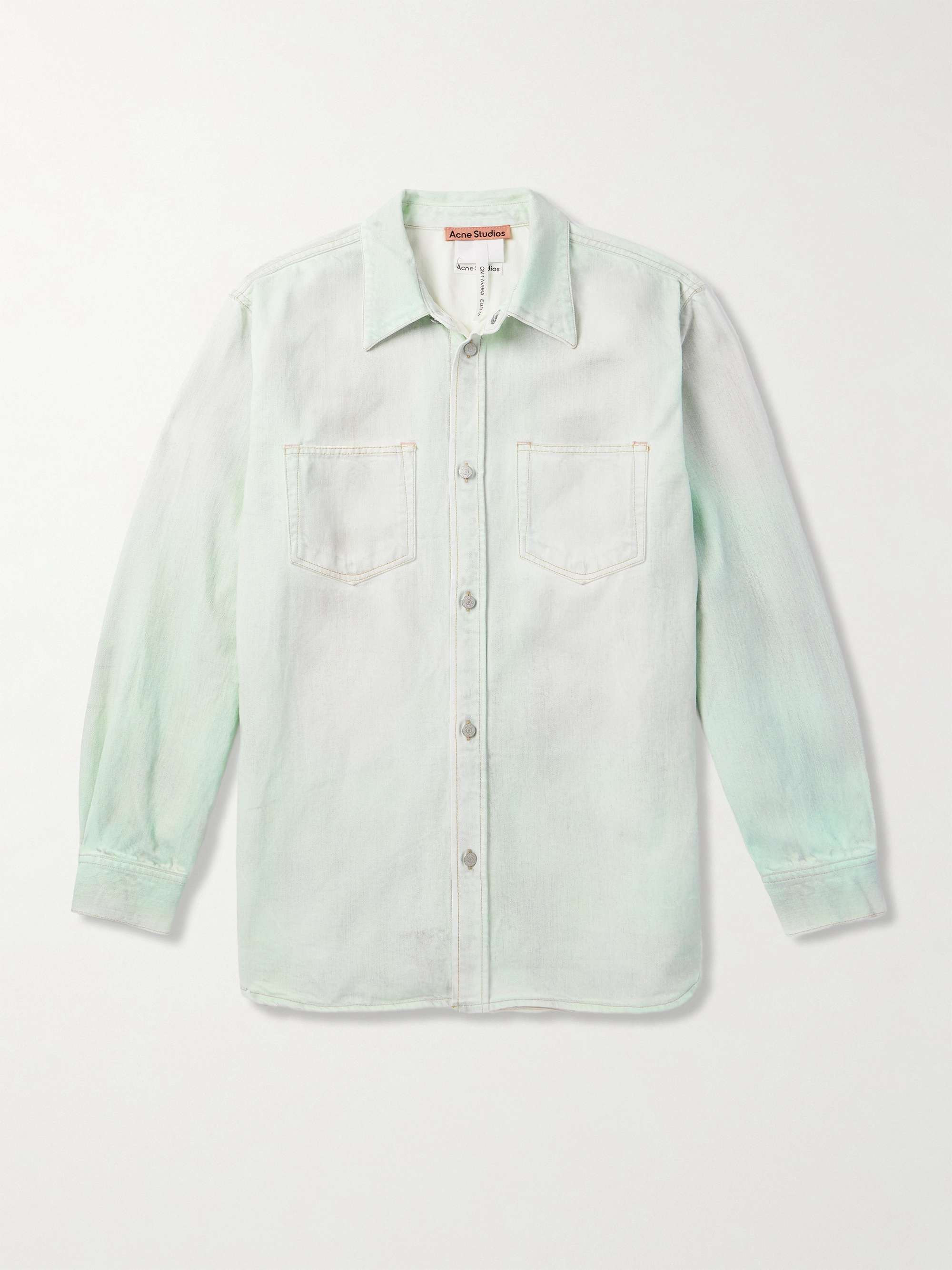 Karto U Traffic Distressed Denim Shirt view