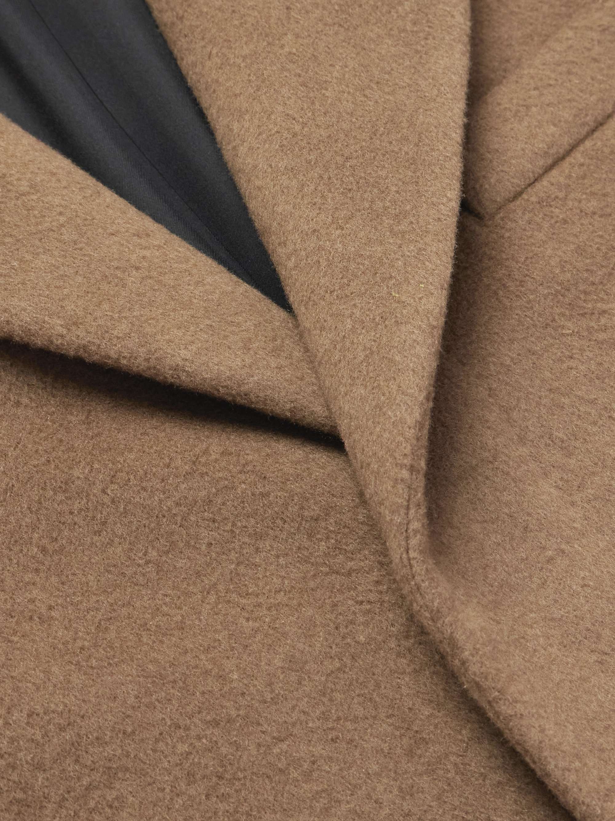 Oversized Brushed-Wool Coat view