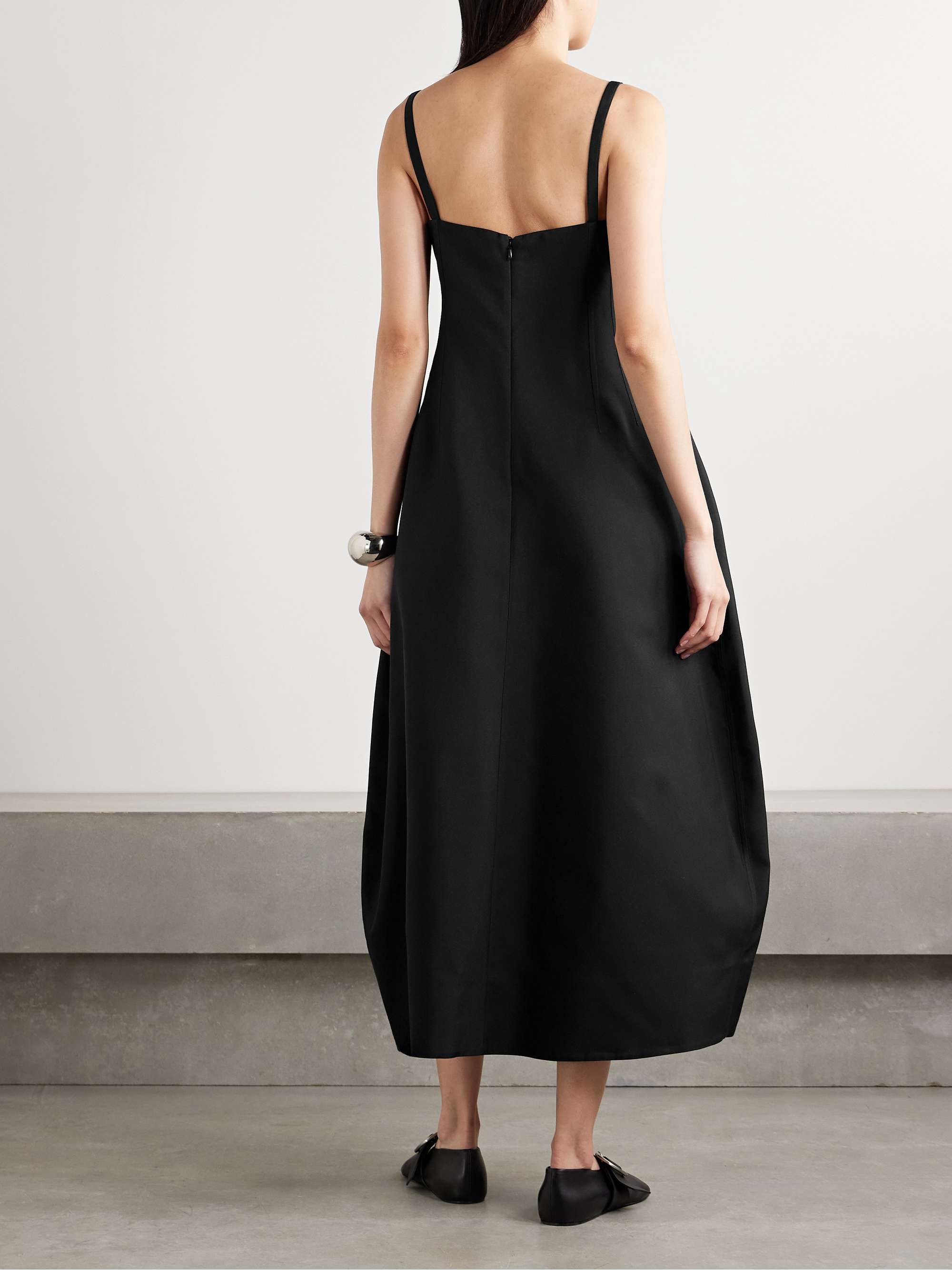 Twill midi dress view