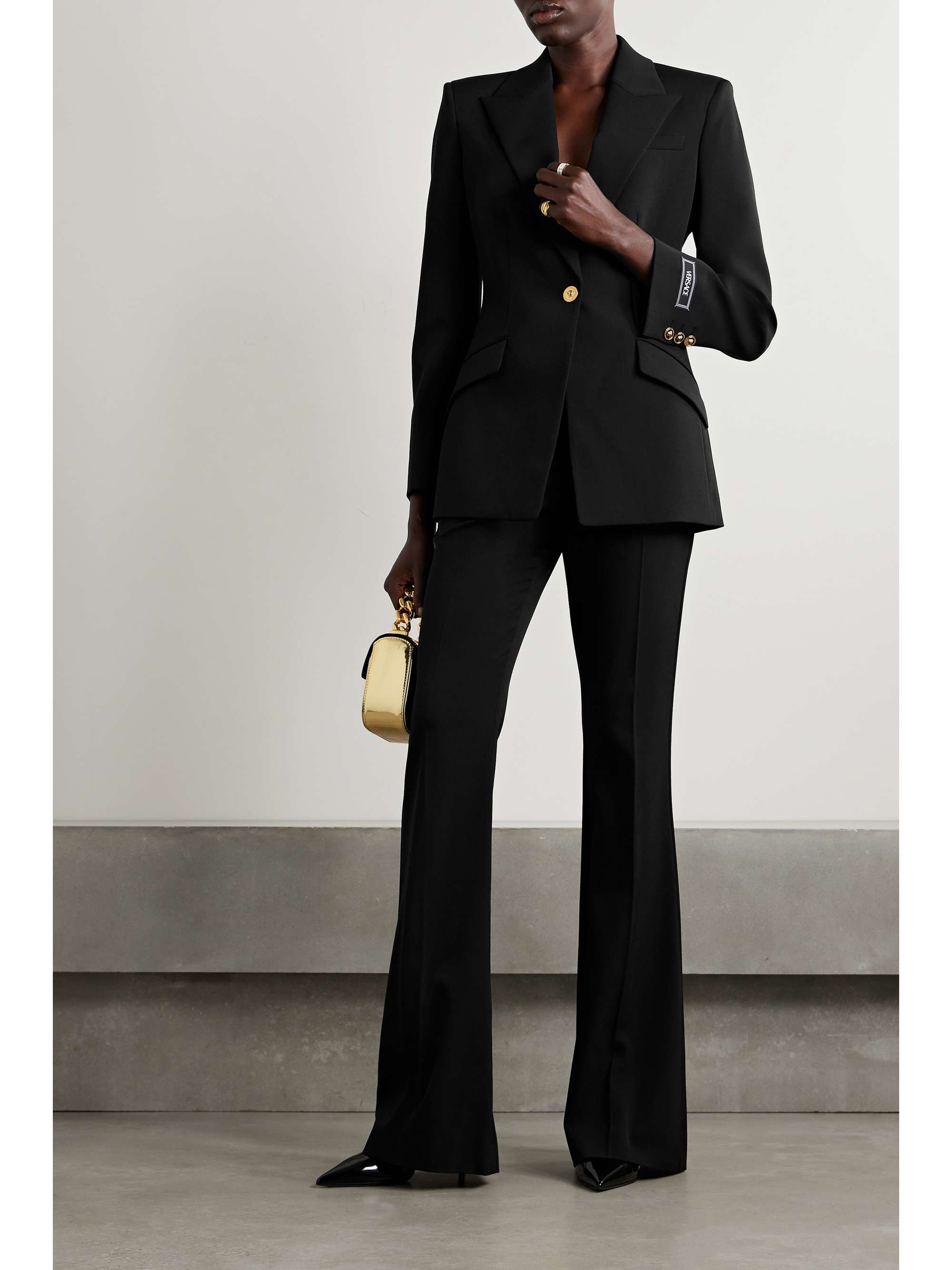Icons wool-blend blazer view