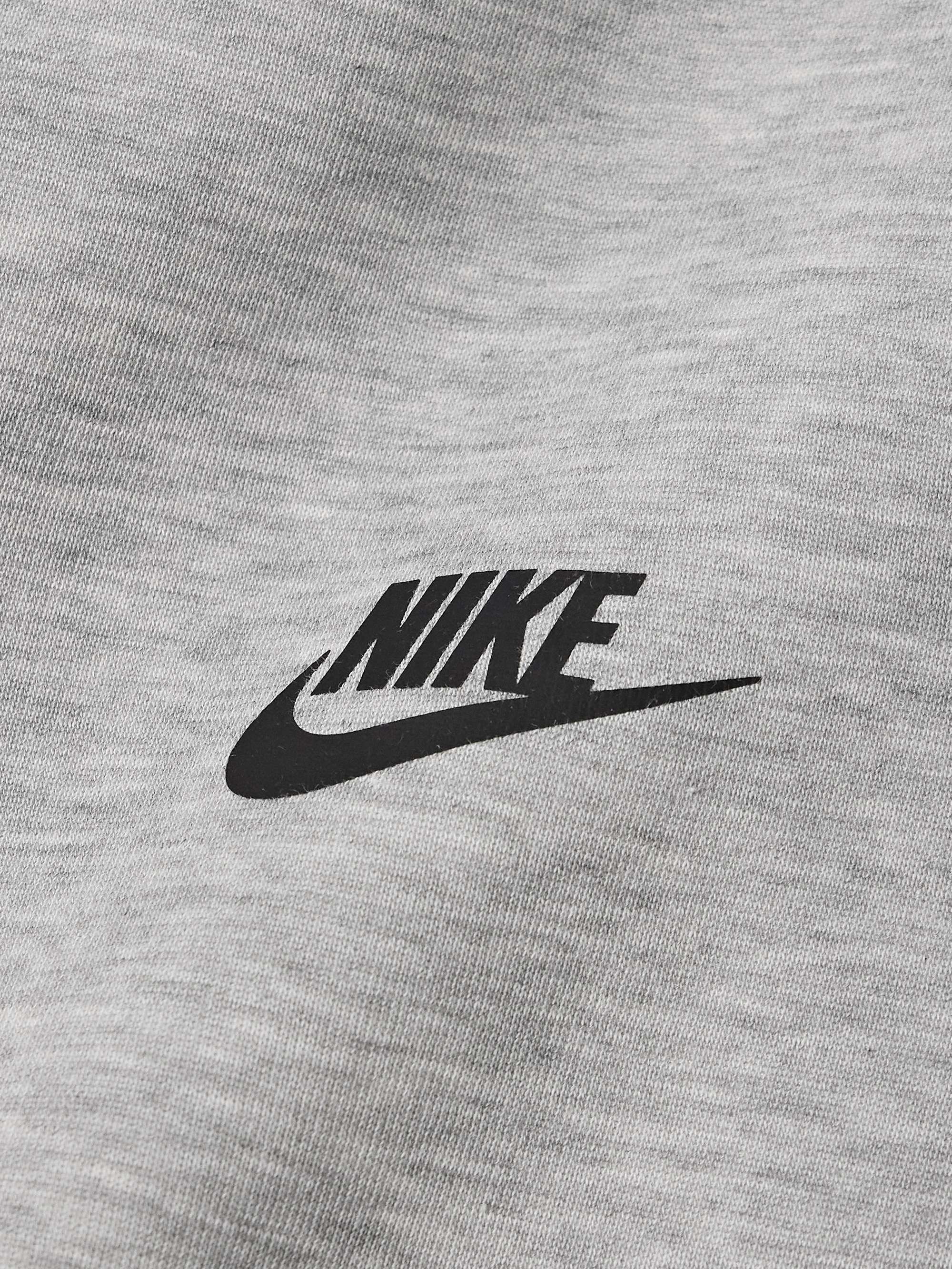 Slim-Fit Tapered Logo-Print Cotton-Blend Tech Fleece Sweatpants view