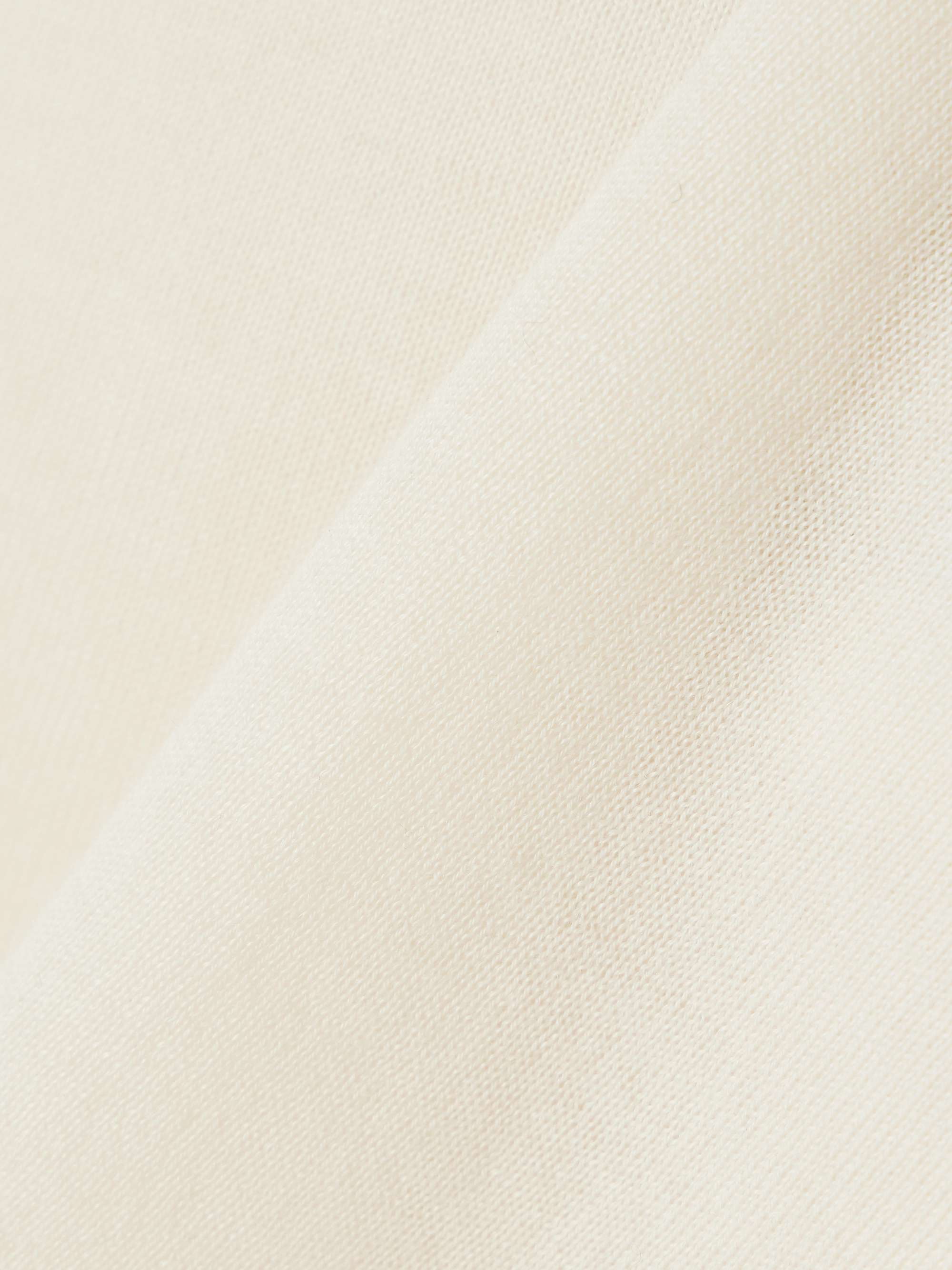 Van cropped cashmere T-shirt view