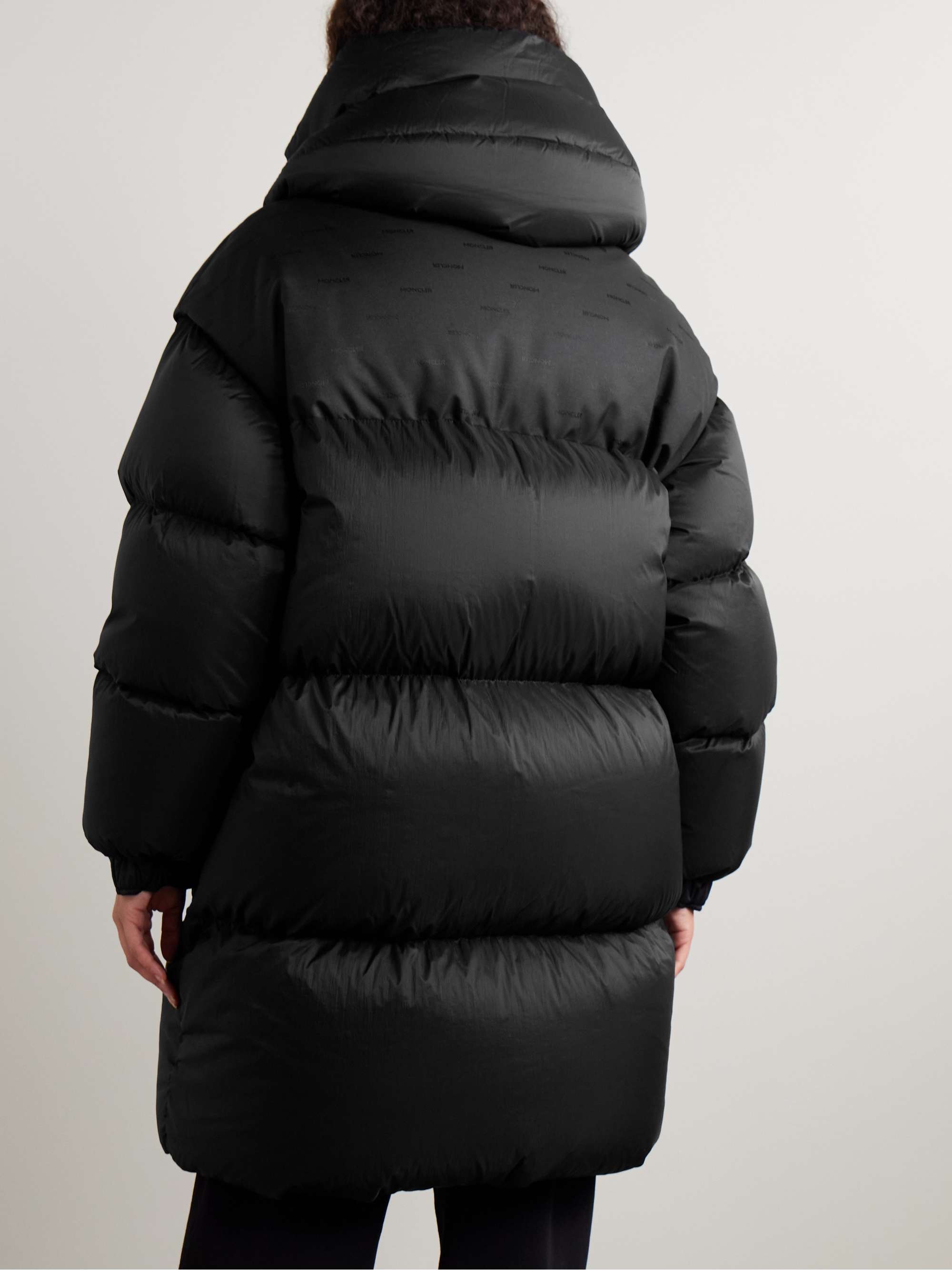 Verone convertible hooded quilted shell down coat view