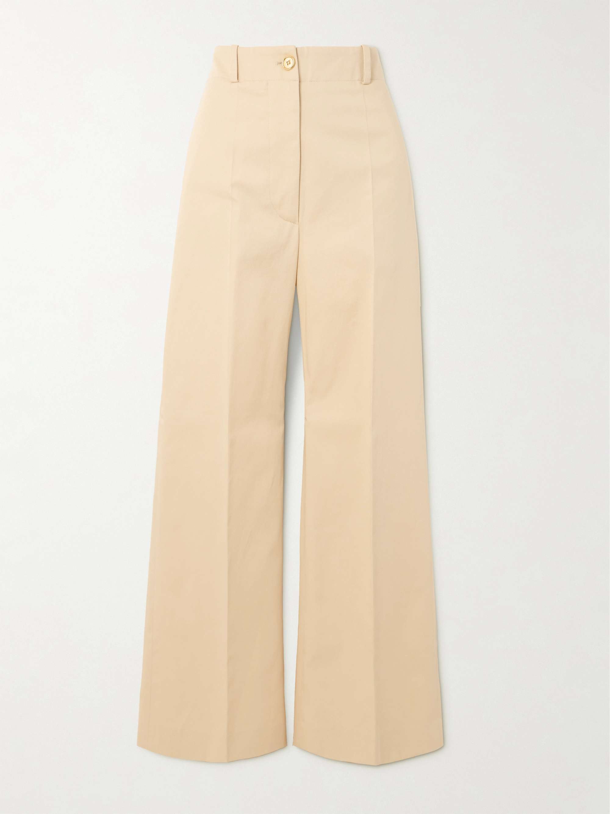 Iconic cotton-twill wide-leg pants view