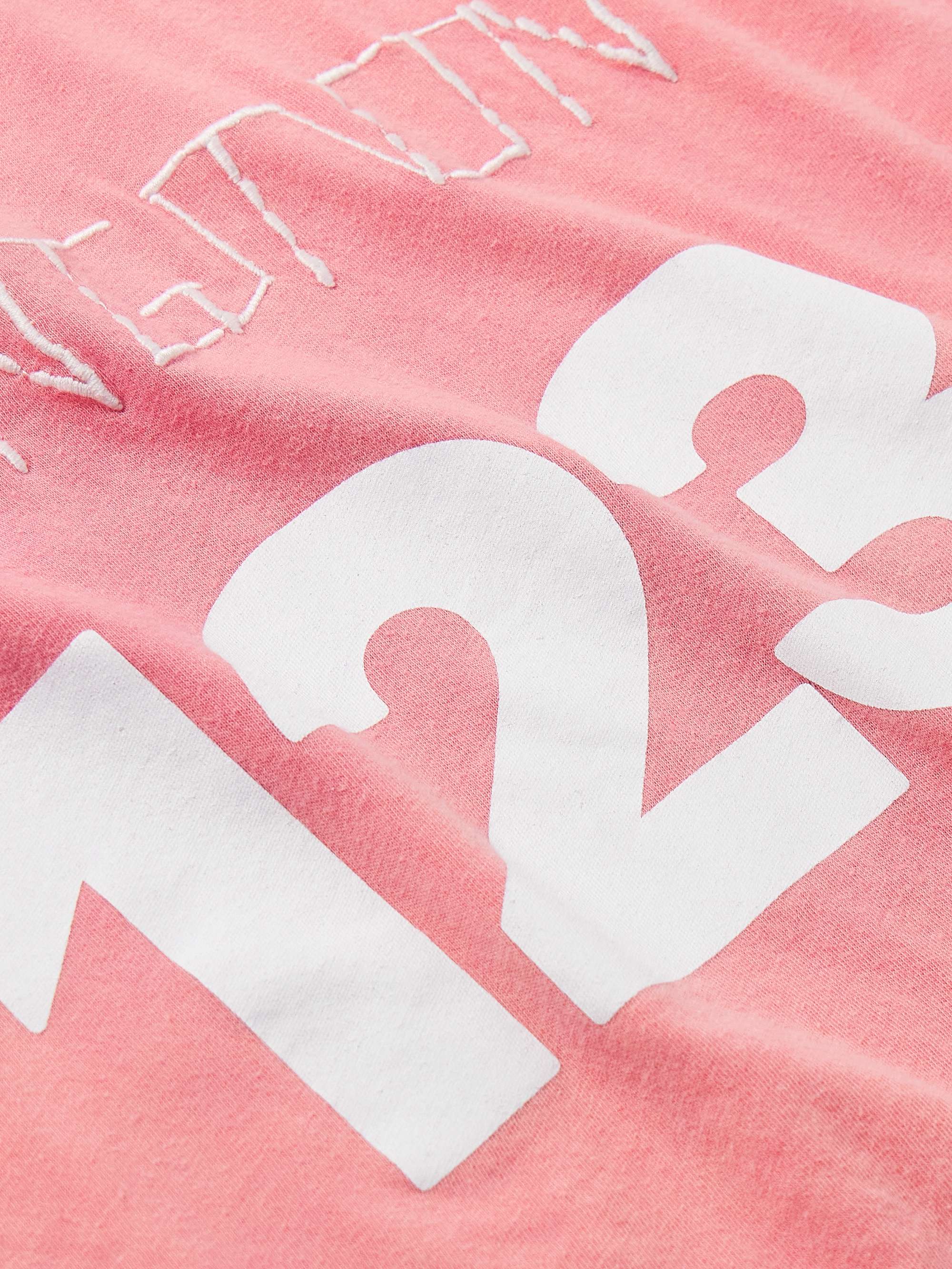 Logo-Print Embroidered Cotton-Jersey T-Shirt view
