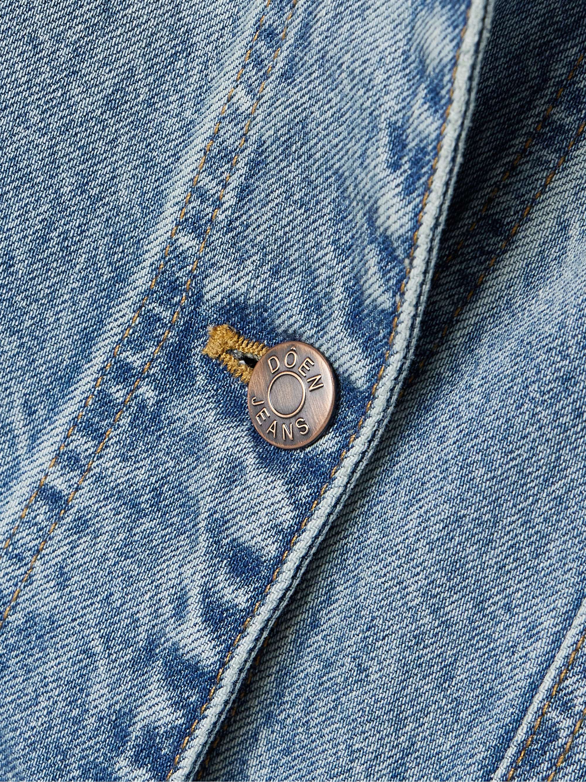 Pascual corduroy-trimmed denim jacket view