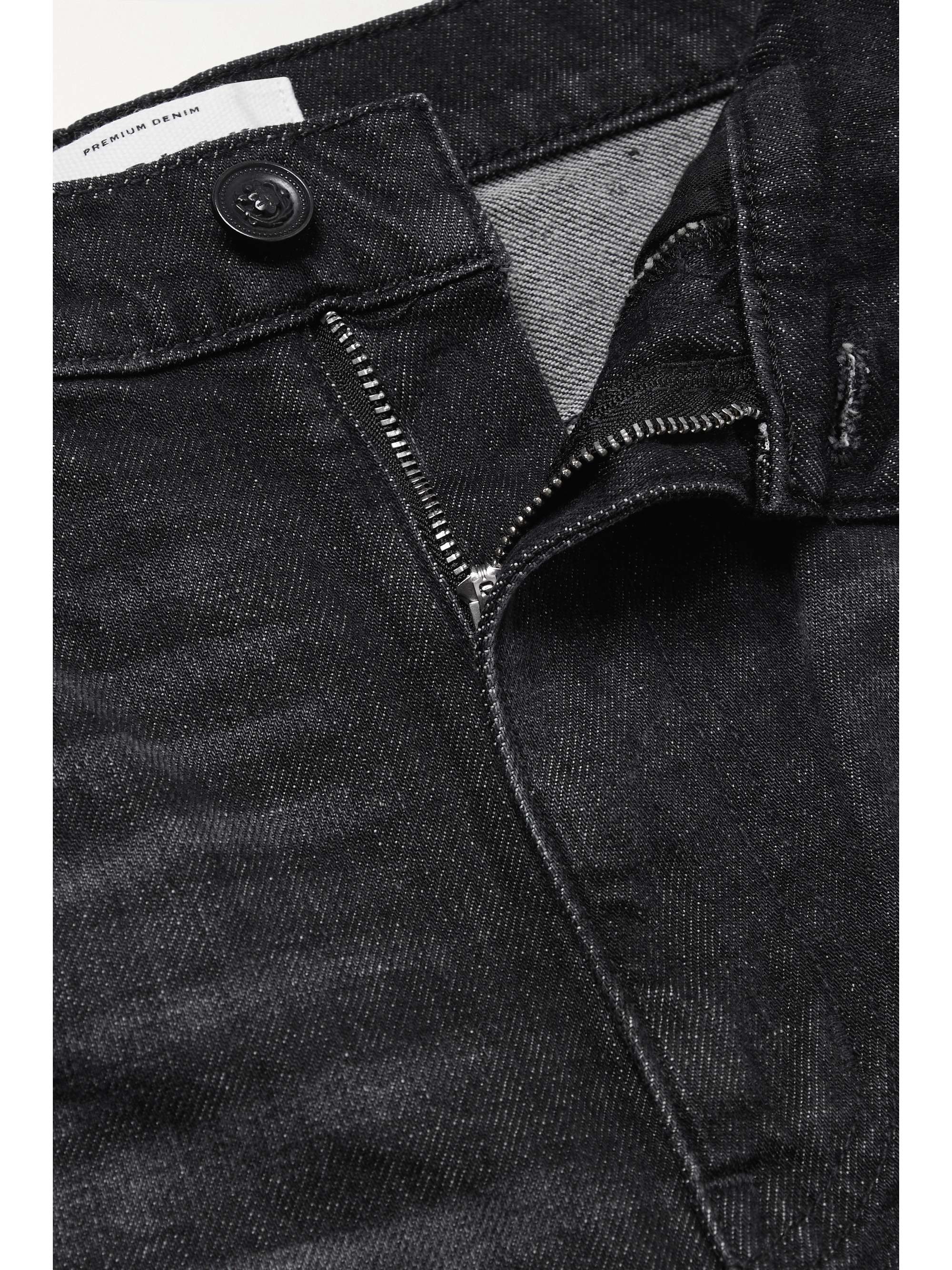 + NET SUSTAIN London cropped high-rise straight-leg organic jeans view