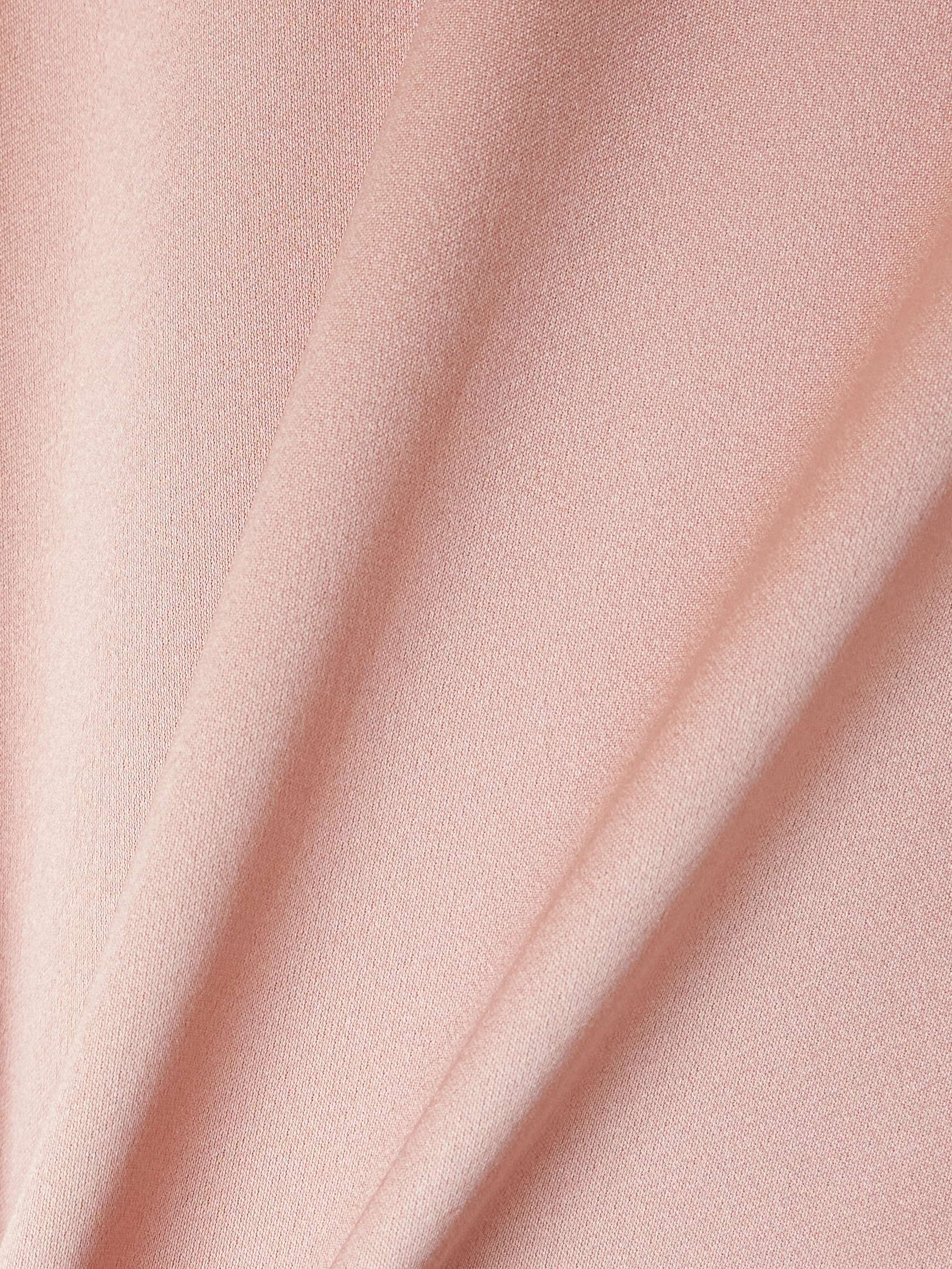 Nicole tie-neck silk-blend satin jumpsuit view