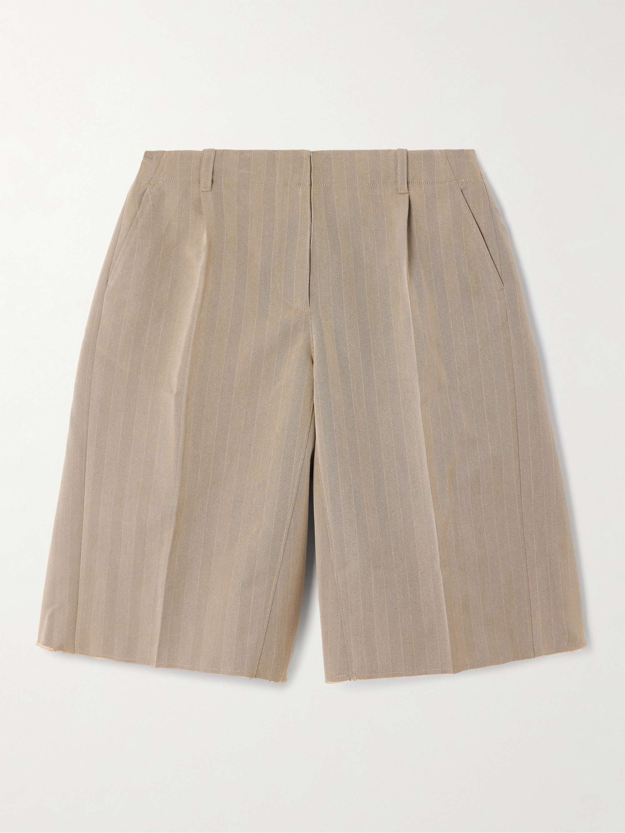 + Emporio Armani Vasto herringbone shorts view