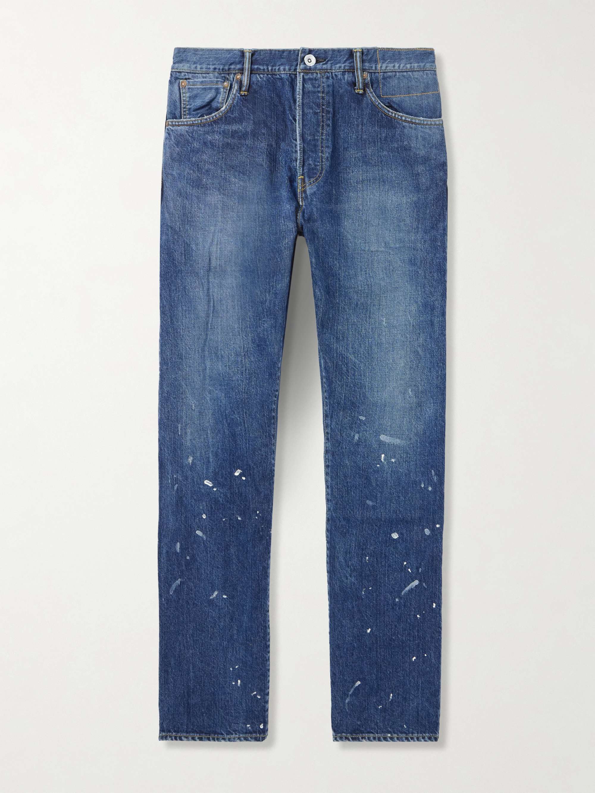 Social Sculpture Tapered Distressed Jeans view