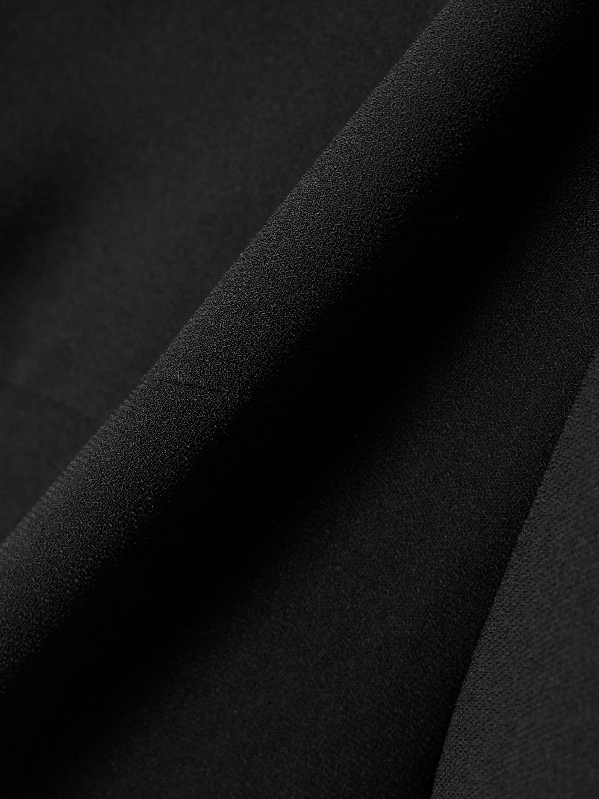 Clelia open-back crepe gown view