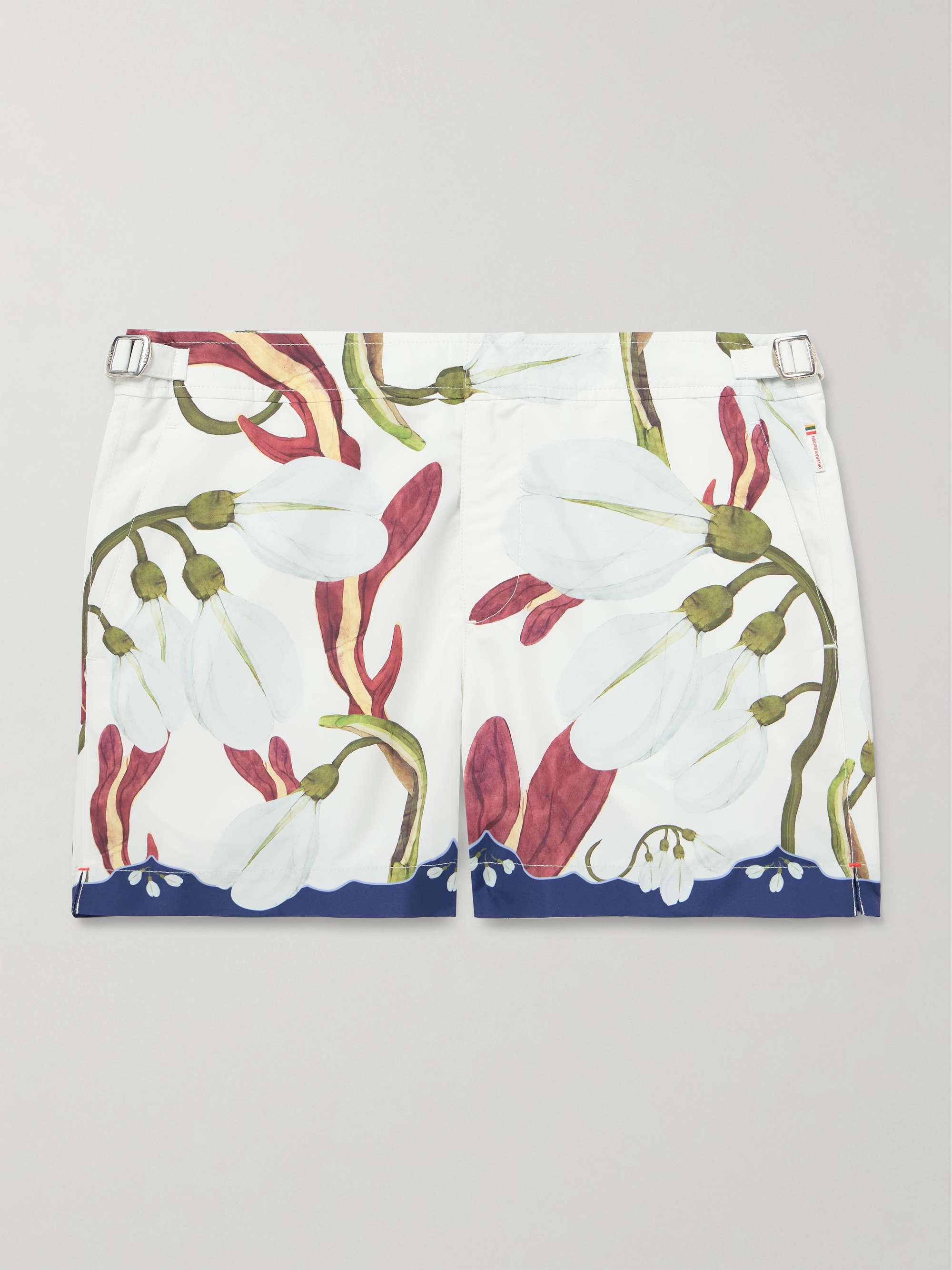 Setter Straight-Leg Short-Length Printed Recycled Swim Shorts view