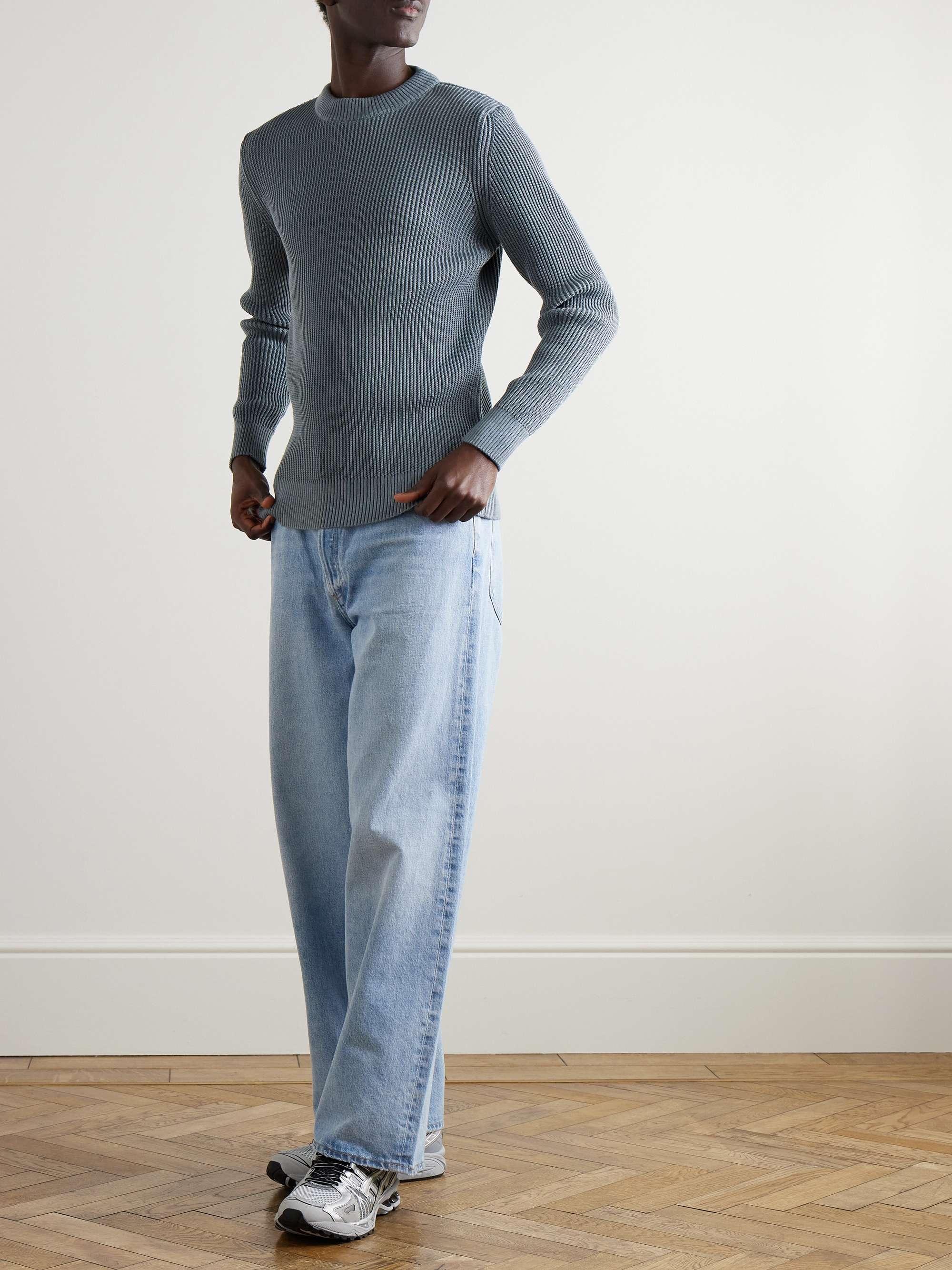 Fender III Slim-Fit Ribbed Virgin Wool Sweater view