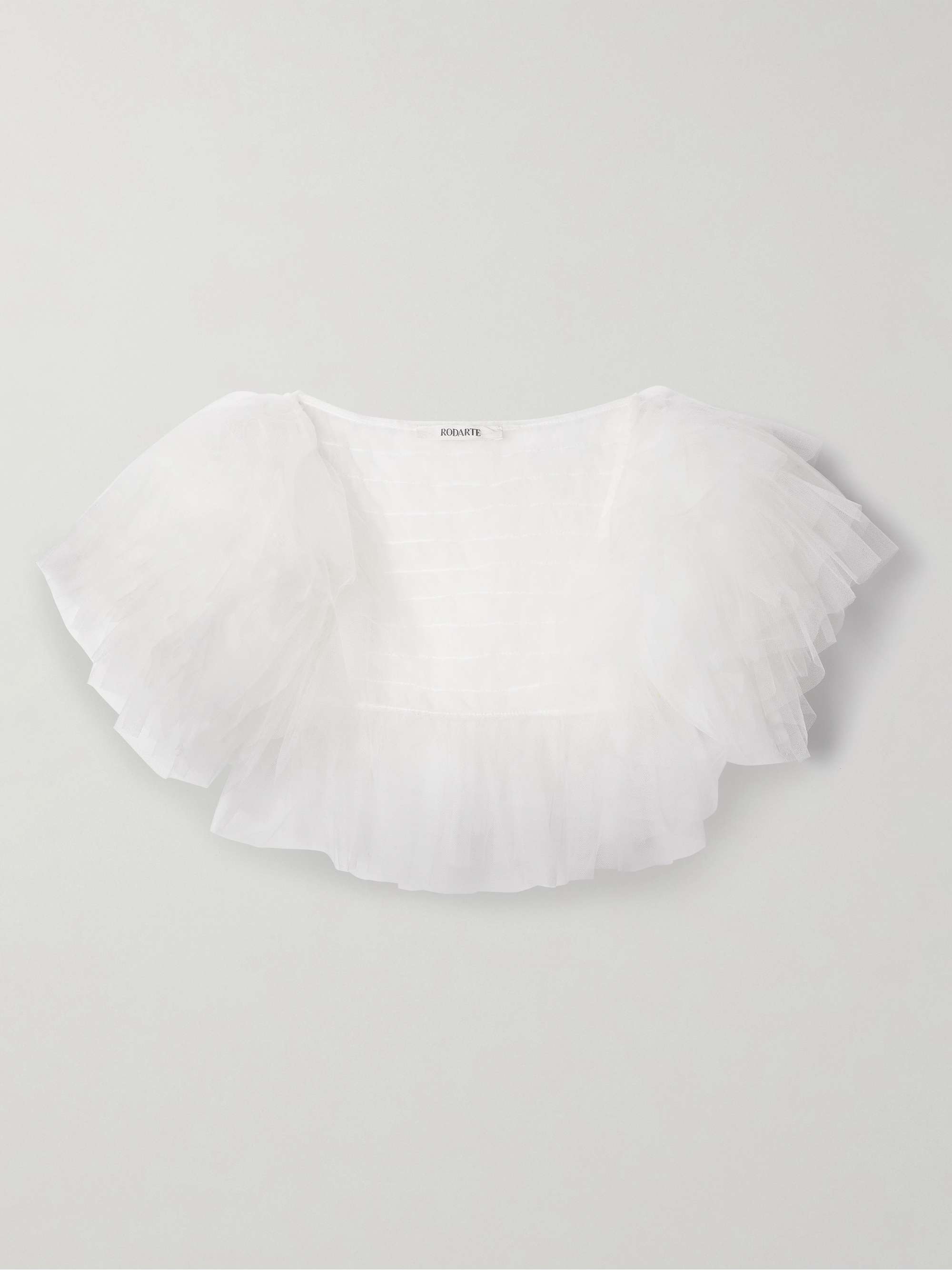 Layered tulle jacket view