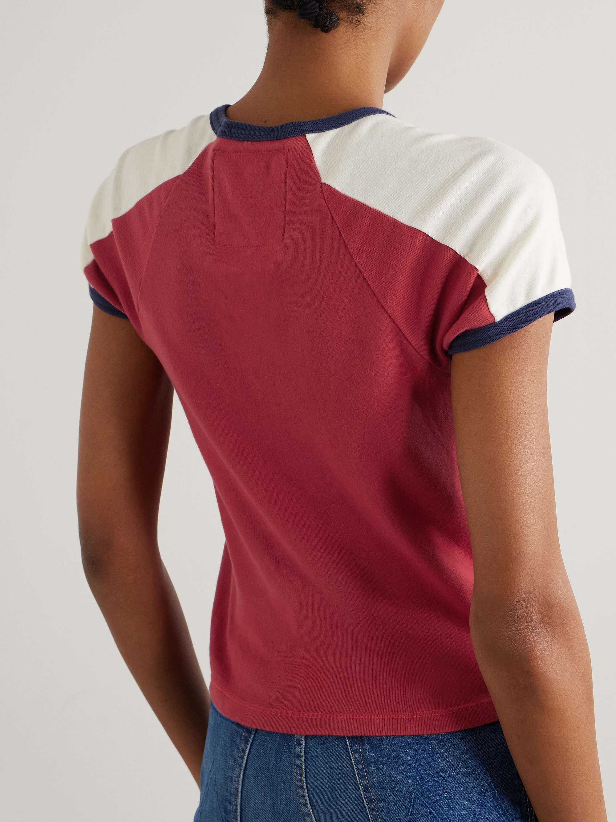 + La DoubleJ The Itty Bitty printed cotton-jersey T-shirt view