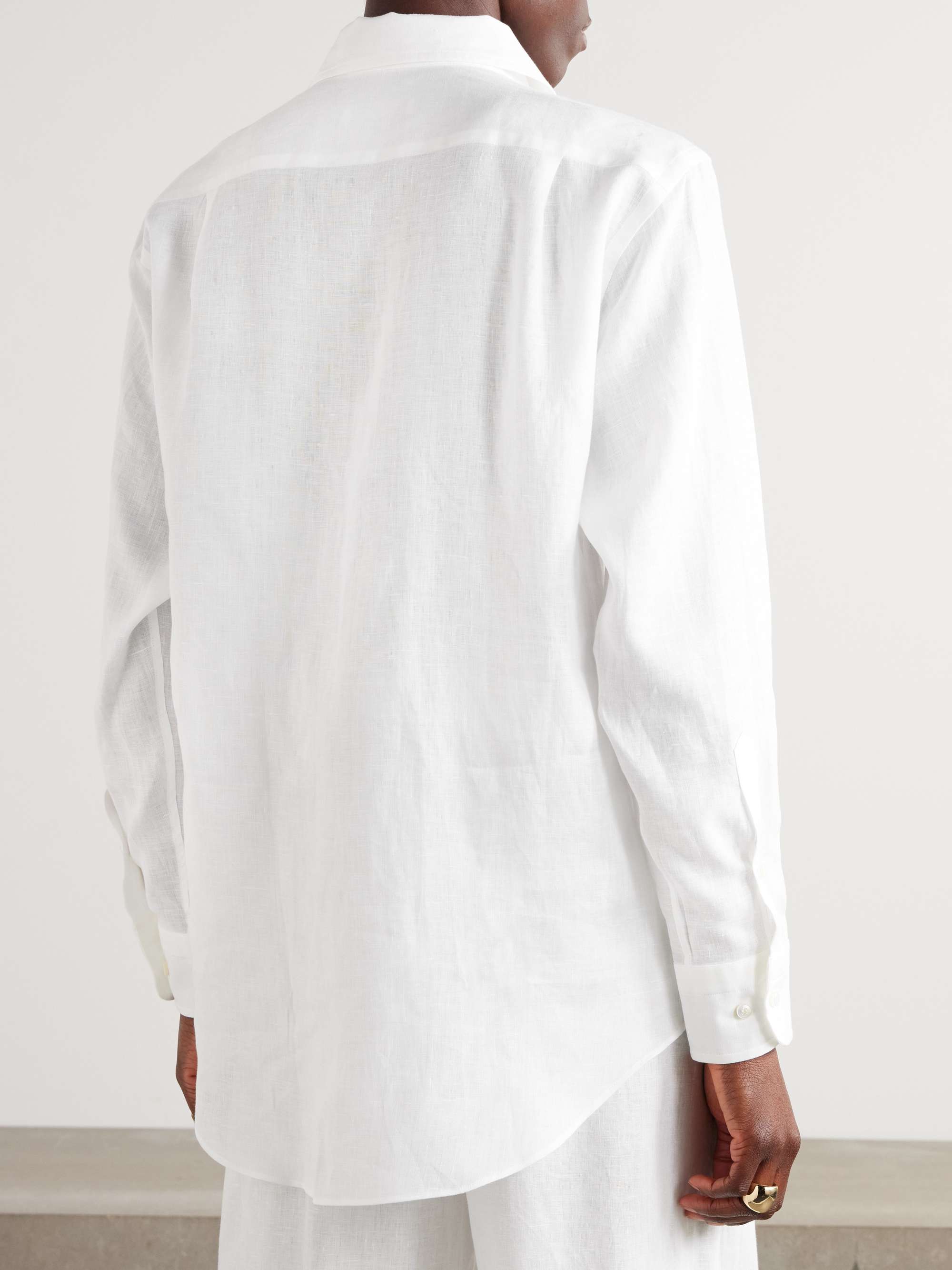 André linen shirt view