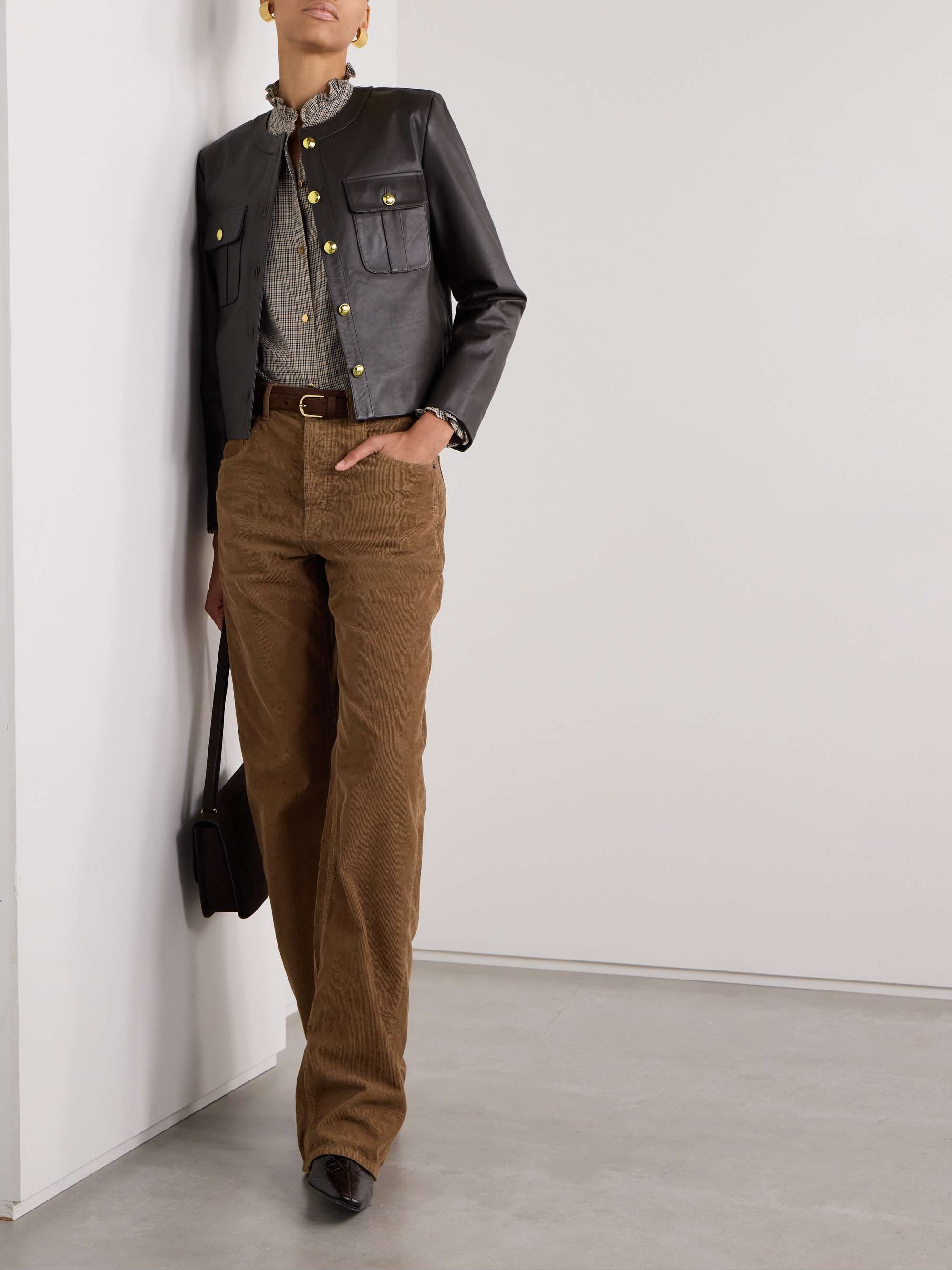 Kitra leather jacket view