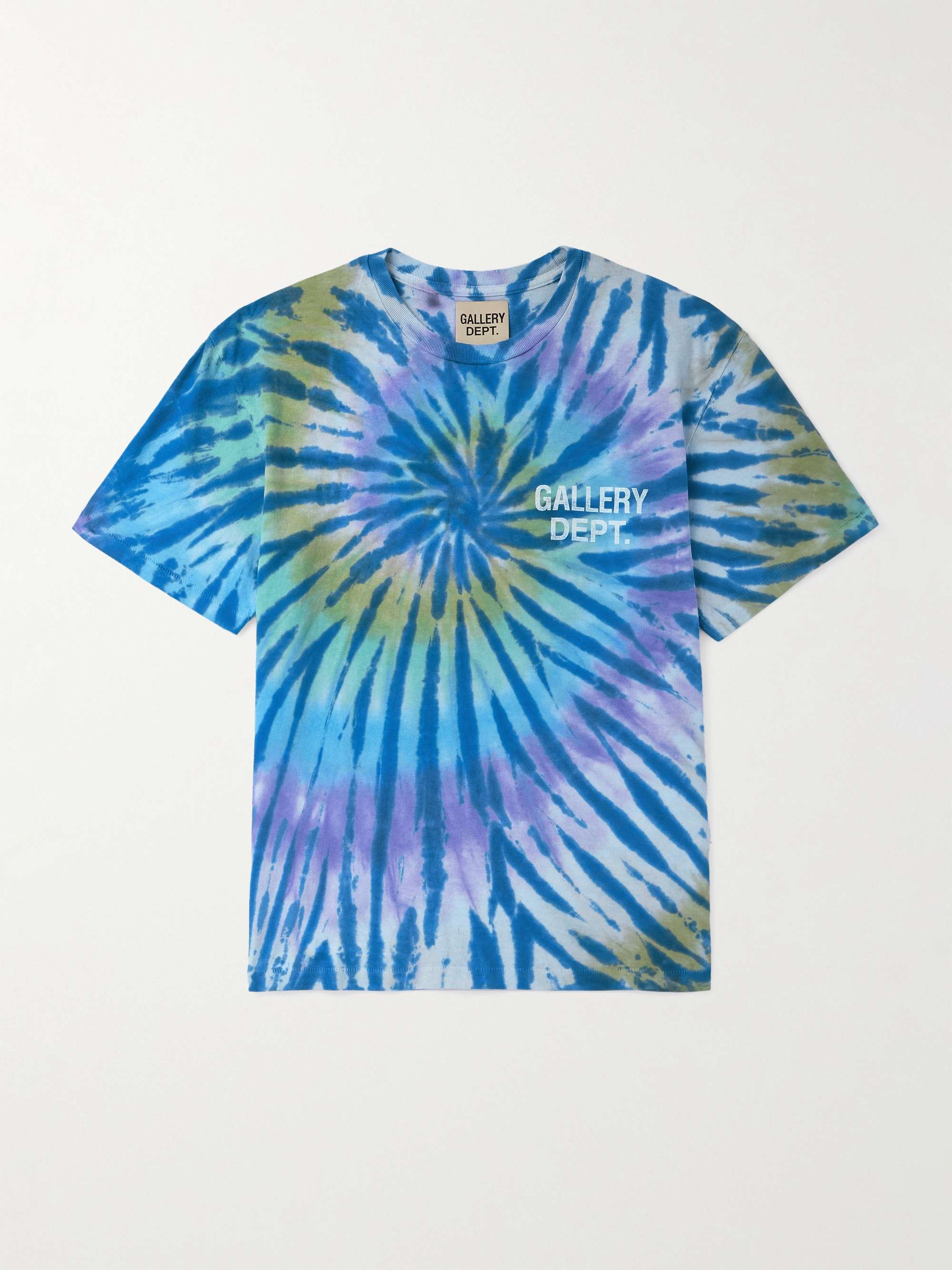 Miami Souvenir Logo-Print Tie-Dyed Cotton-Jersey T-Shirt view