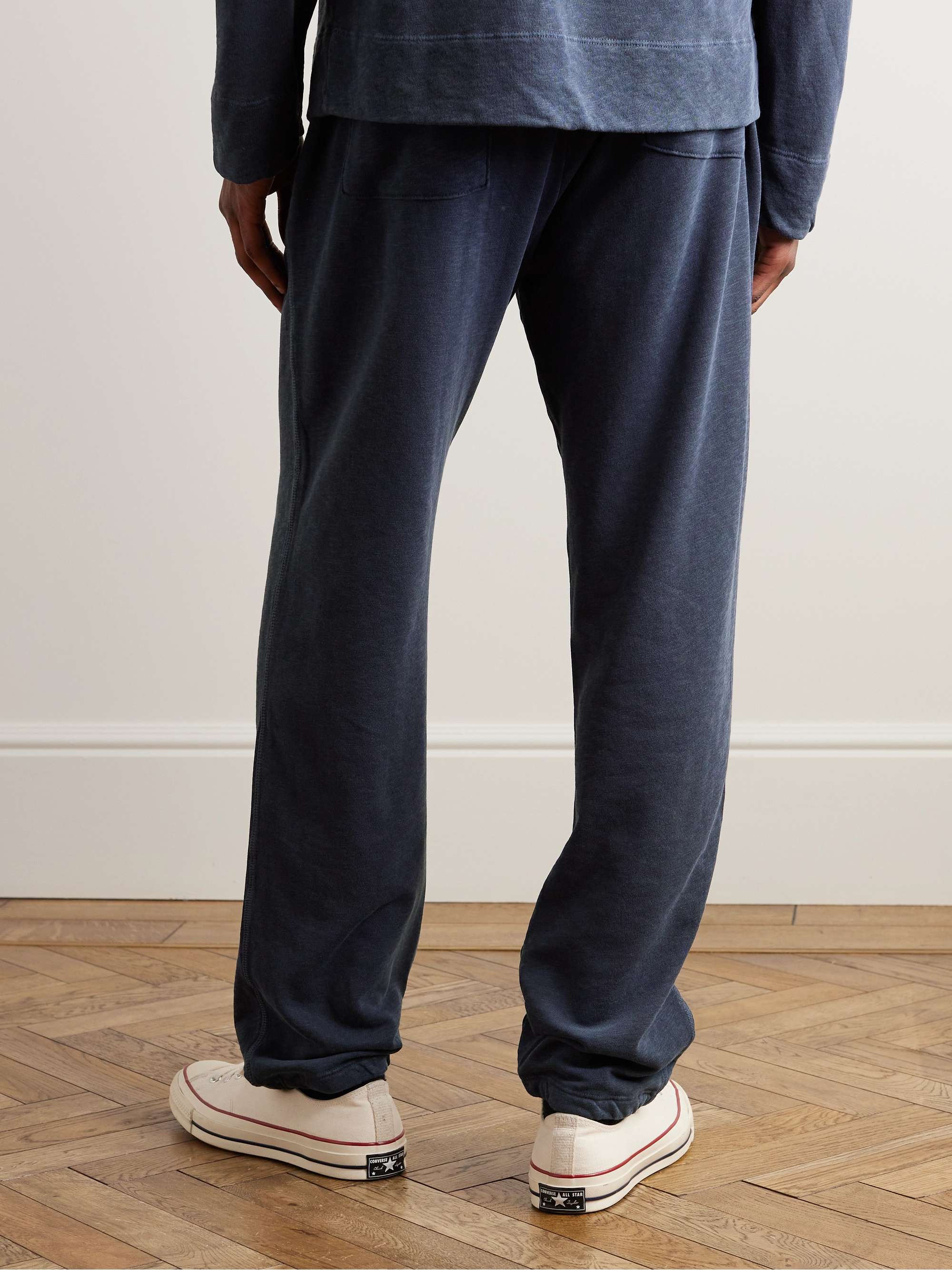 Straight-Leg Supima Cotton-Jersey Sweatpants view