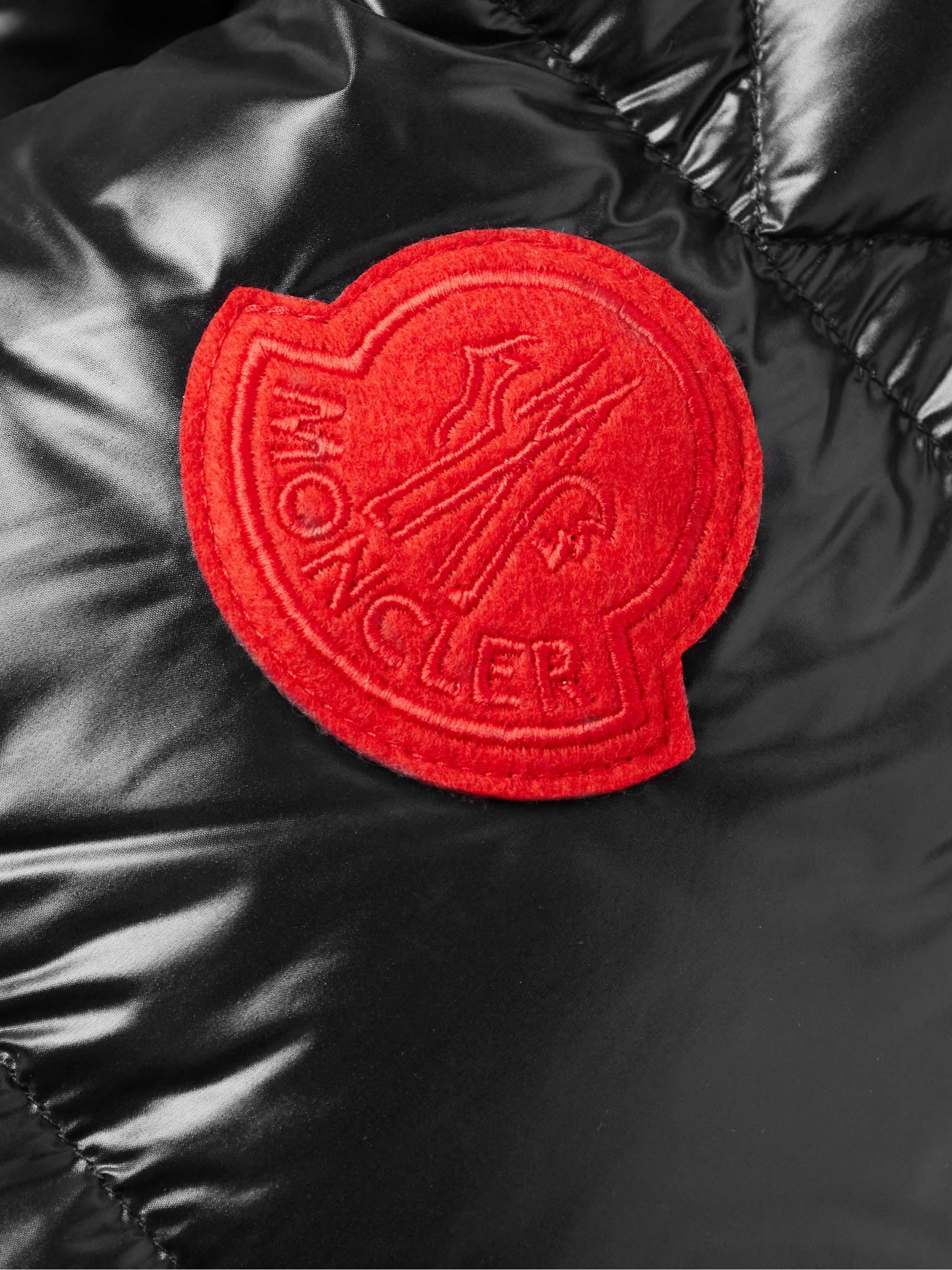 2 Moncler 1952 Dervo Logo-Appliquéd Quilted Glossed-Shell Down Jacket view