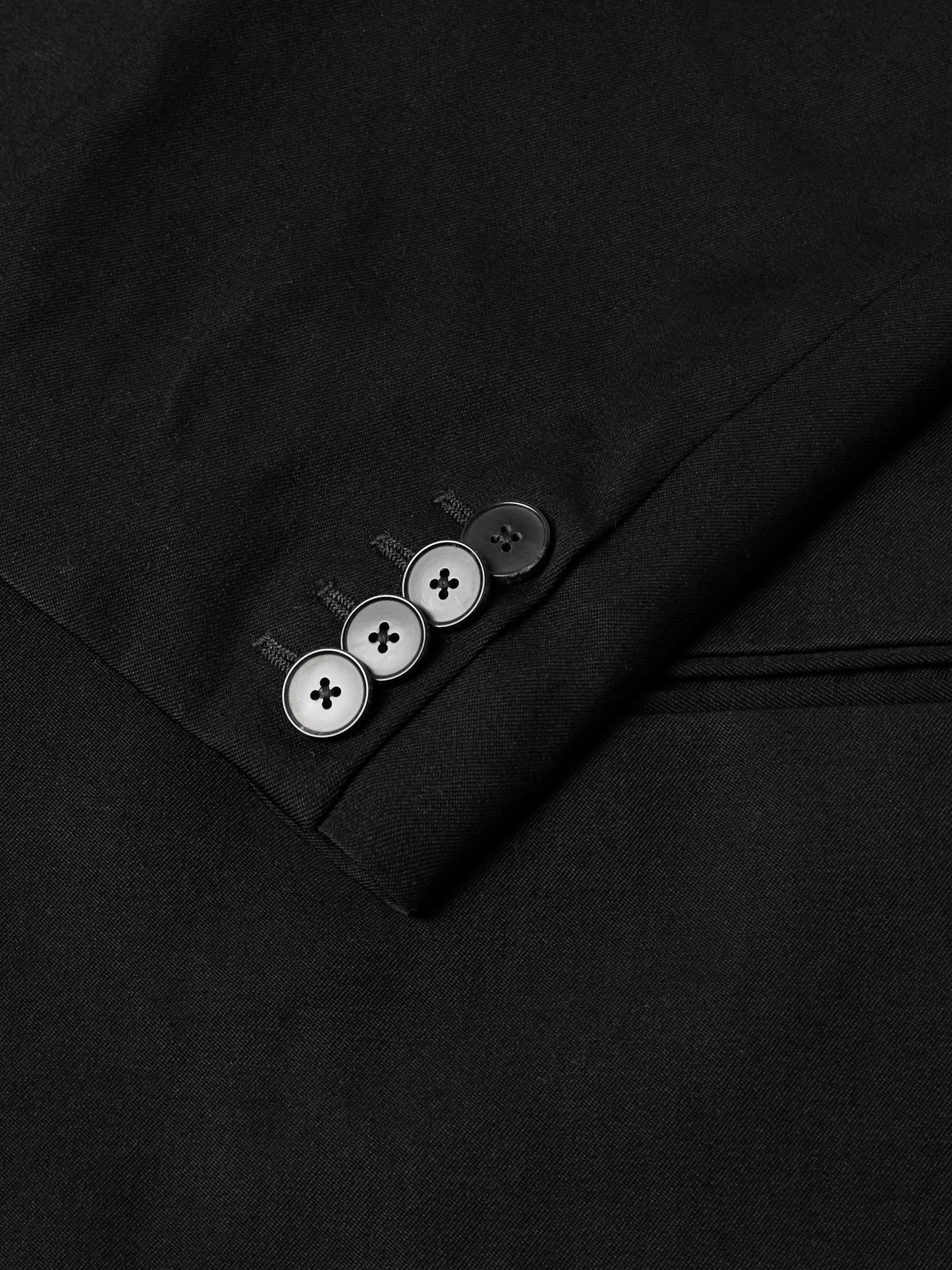 Boiler Room Oversized Double-Breasted Wool-Gabardine Blazer view