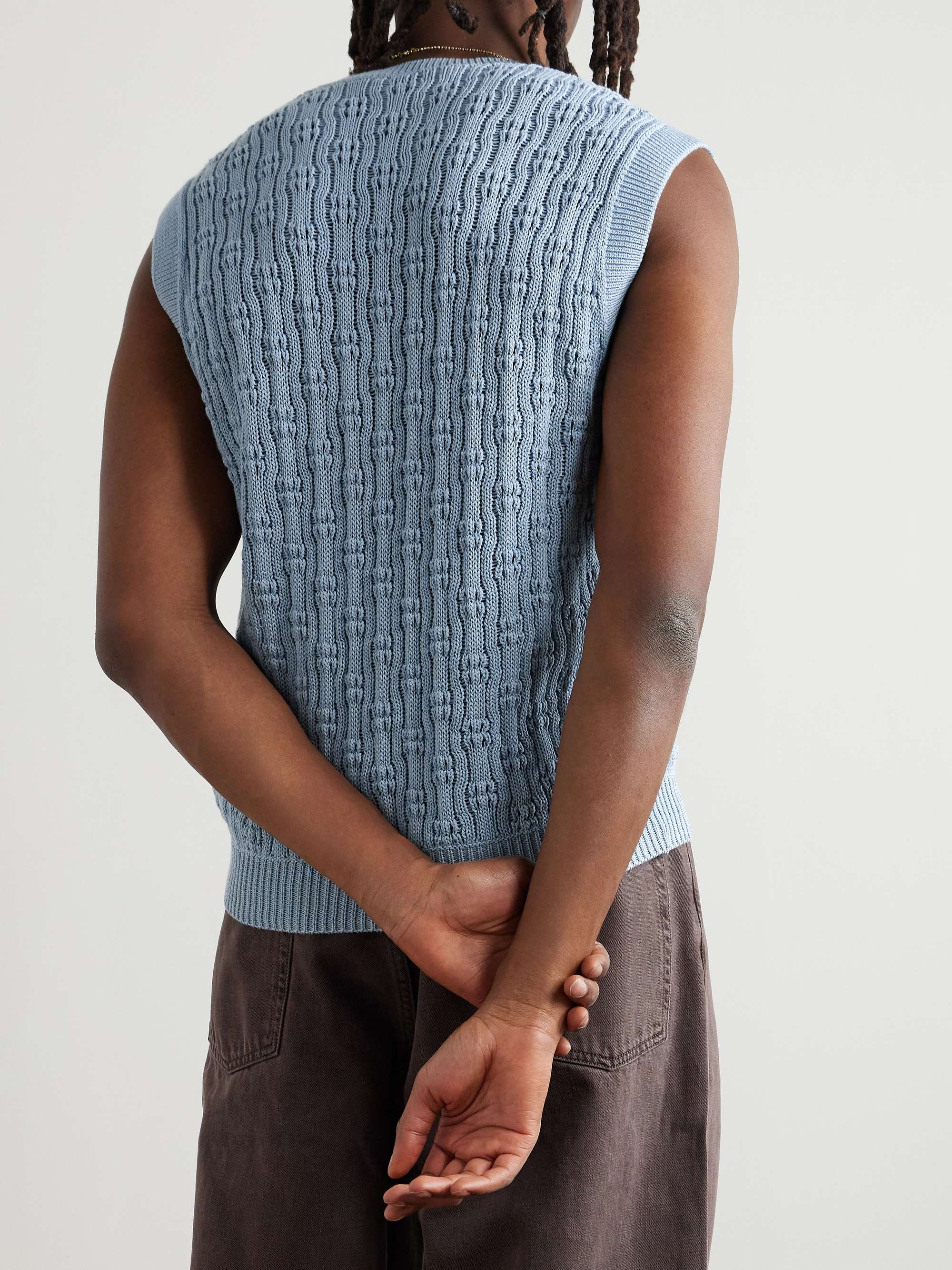 Crocheted Cotton Vest view