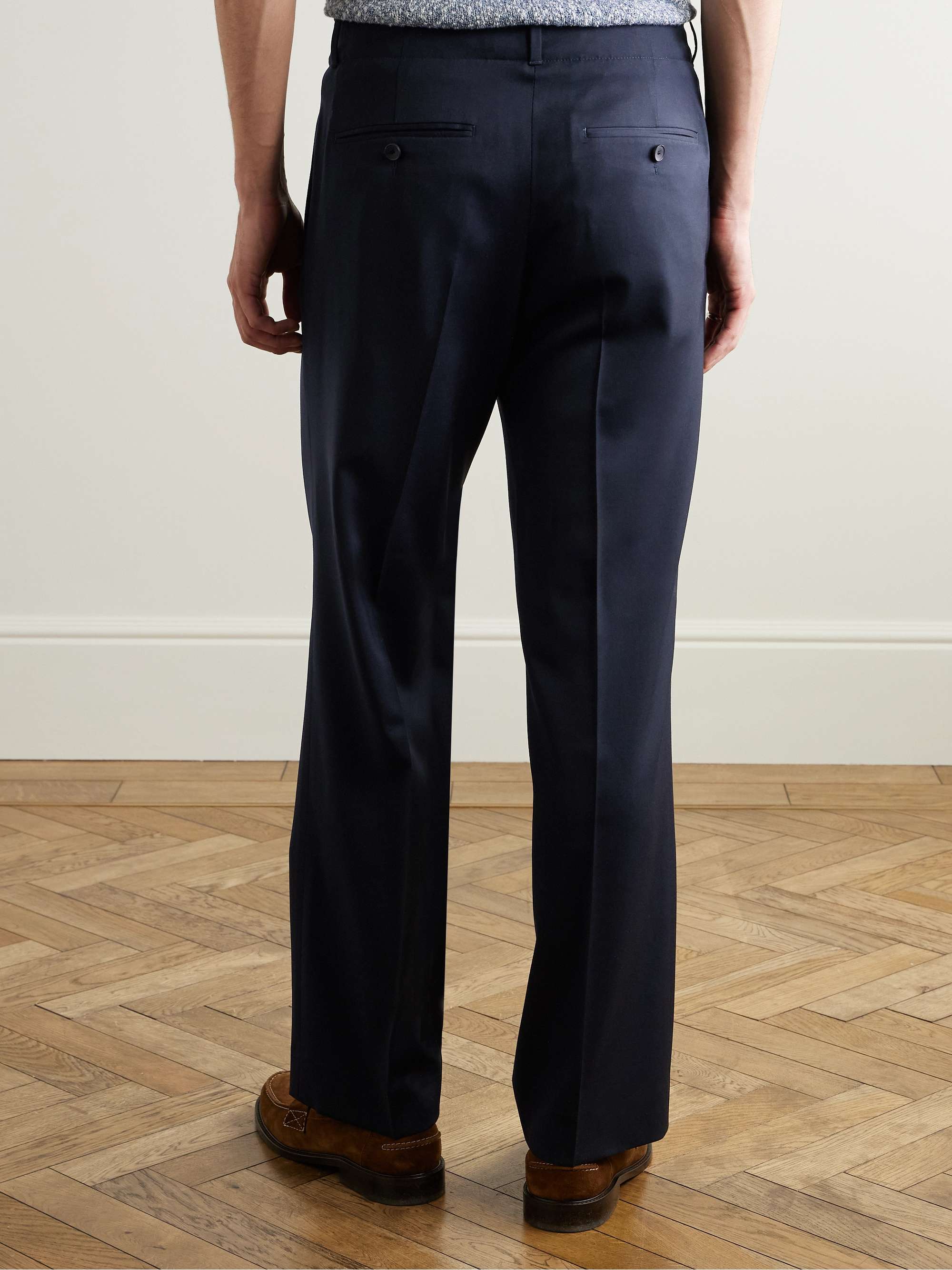 Edward Straight-Leg Wool Trousers view