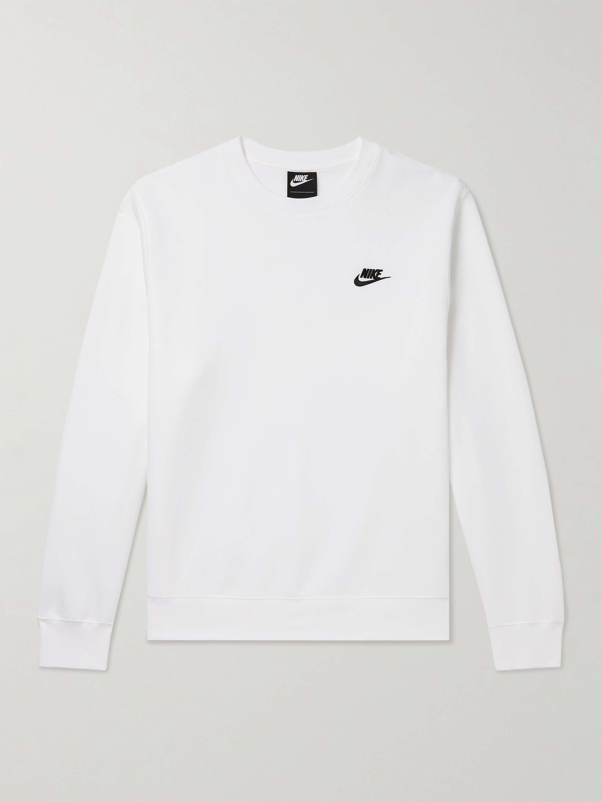 NSW Logo-Embroidered Cotton-Blend Jersey Sweatshirt view