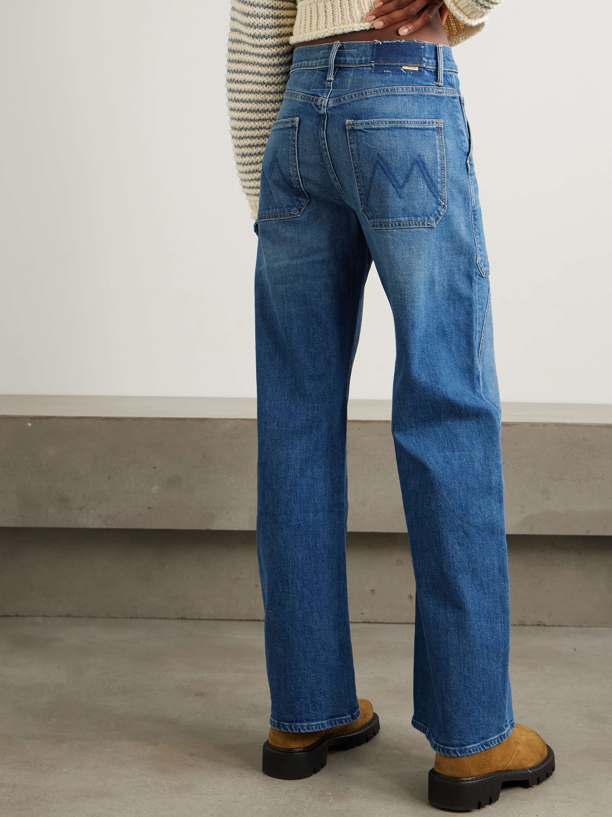 The Lasso Utility Sneak high-rise straight-leg jeans view