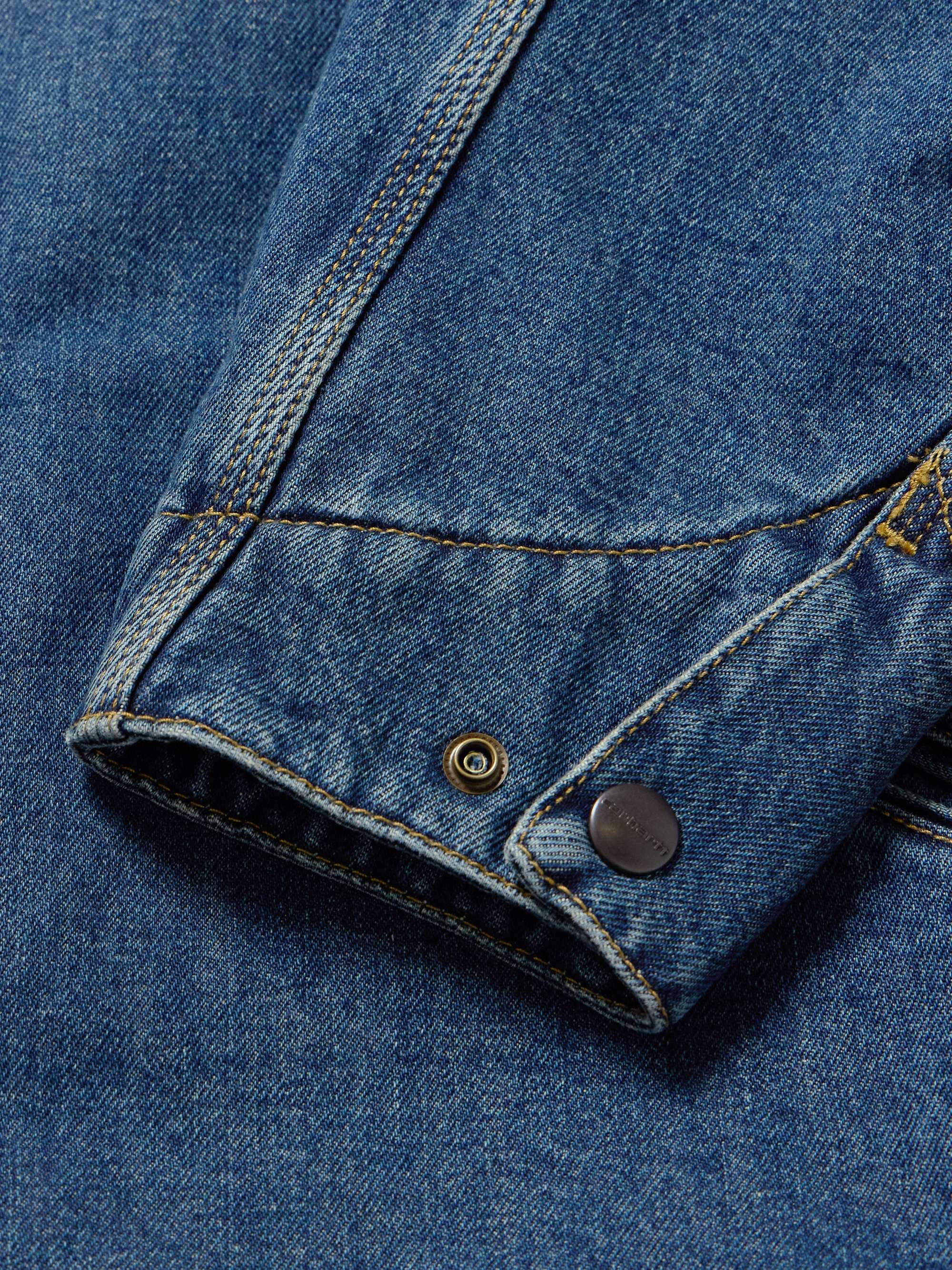 OG Detroit Corduroy-Trimmed Padded Denim Jacket view