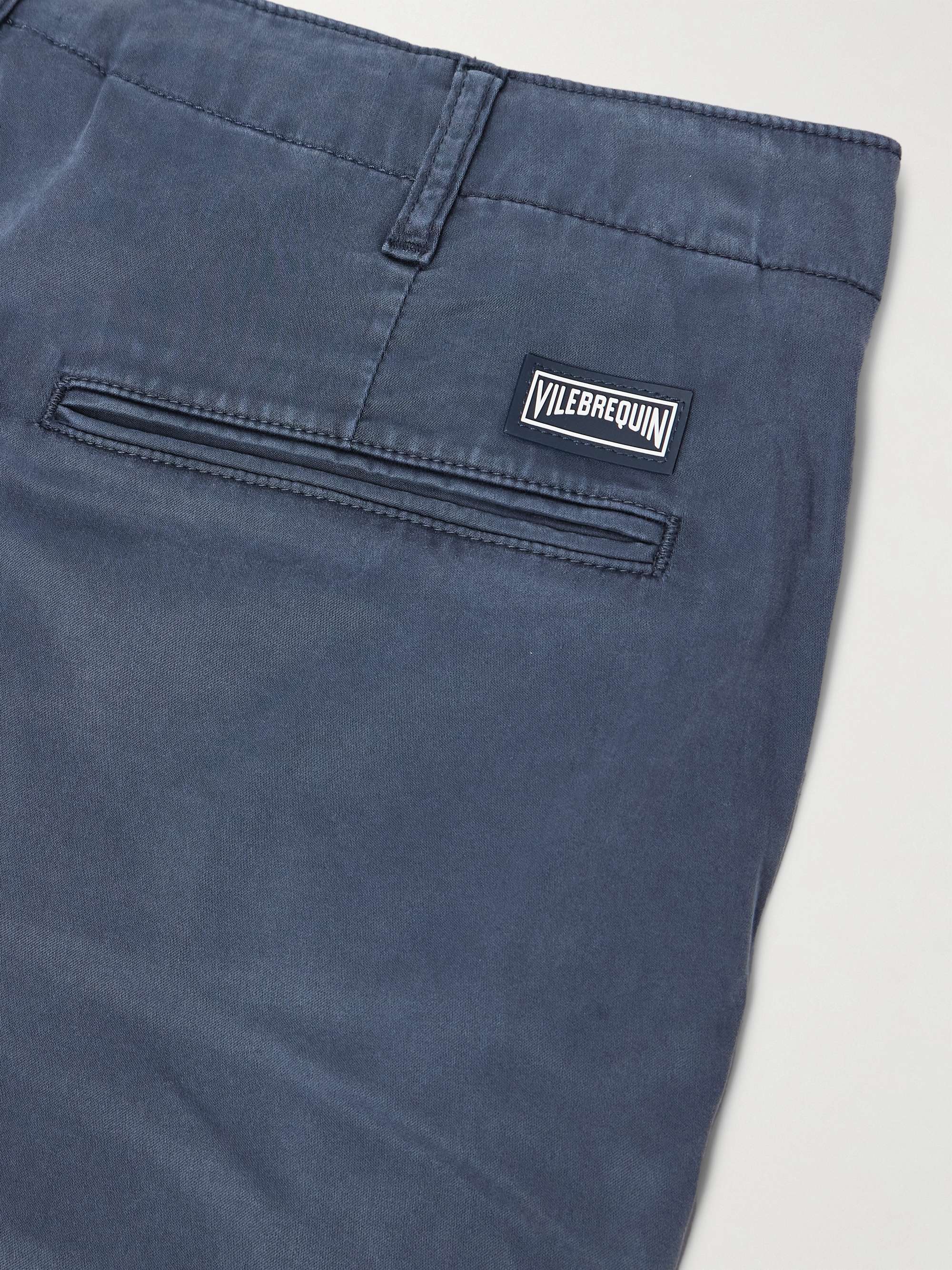 Ponche Straight-Leg Lyocell and Cotton-Blend Bermuda Shorts view