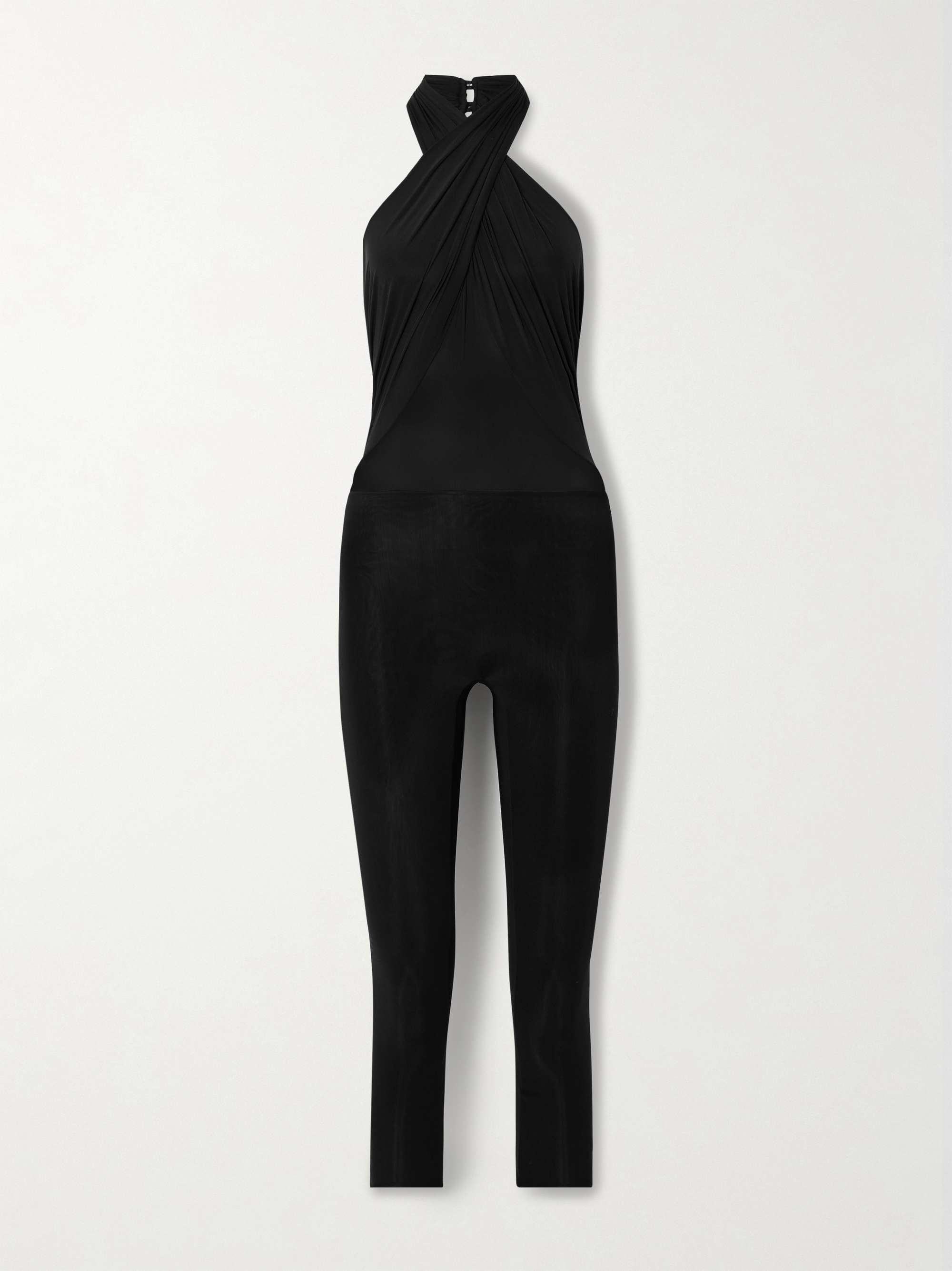 Circe stretch-jersey halterneck jumpsuit view