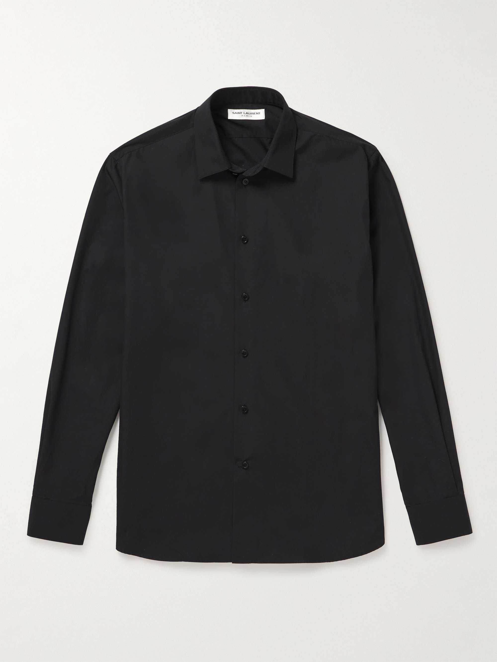 Slim-Fit Cotton Shirt view
