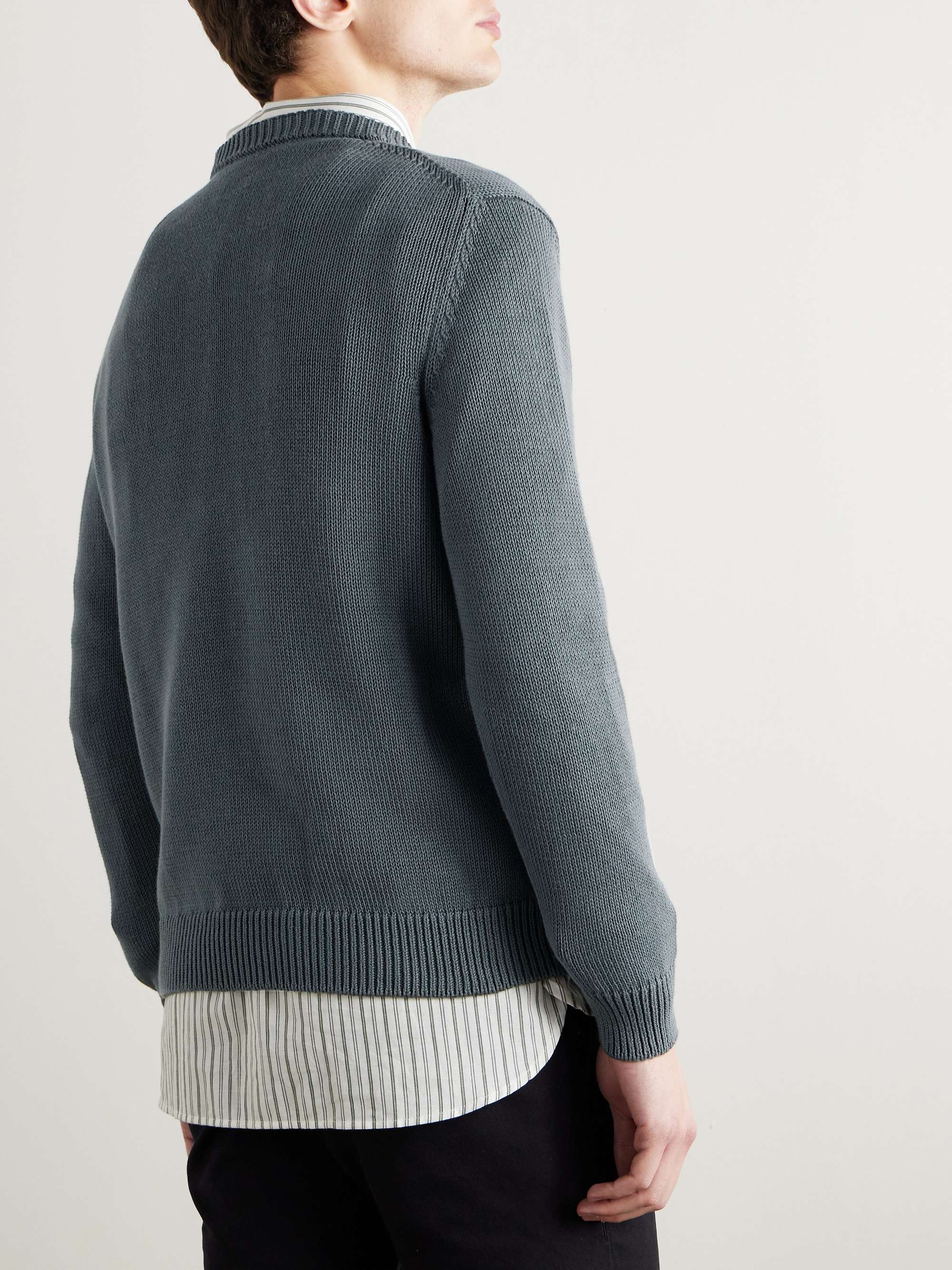 Zanone Slim-Fit Cotton Sweater view