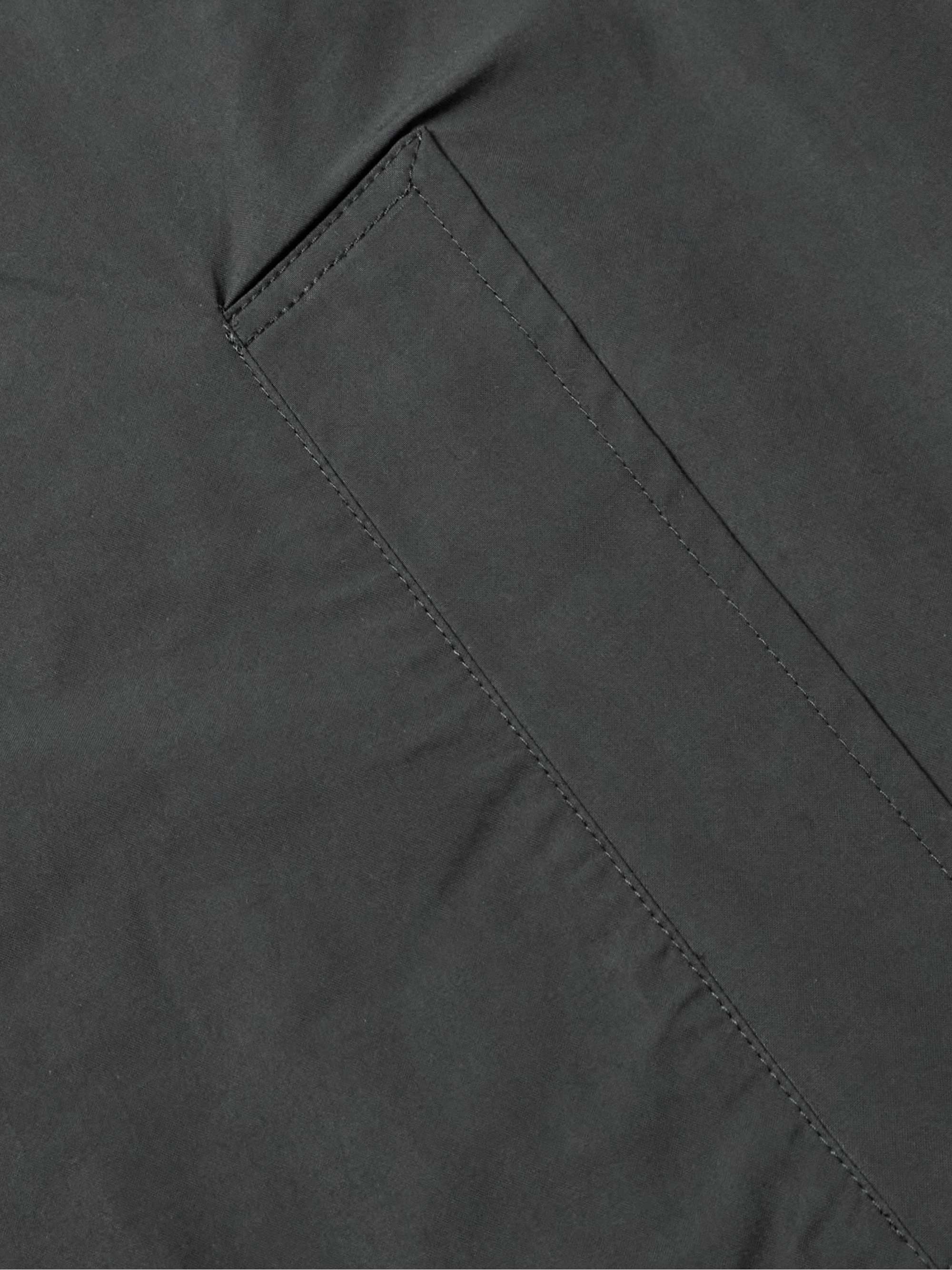 Cotton-Blend Hooded Coat view