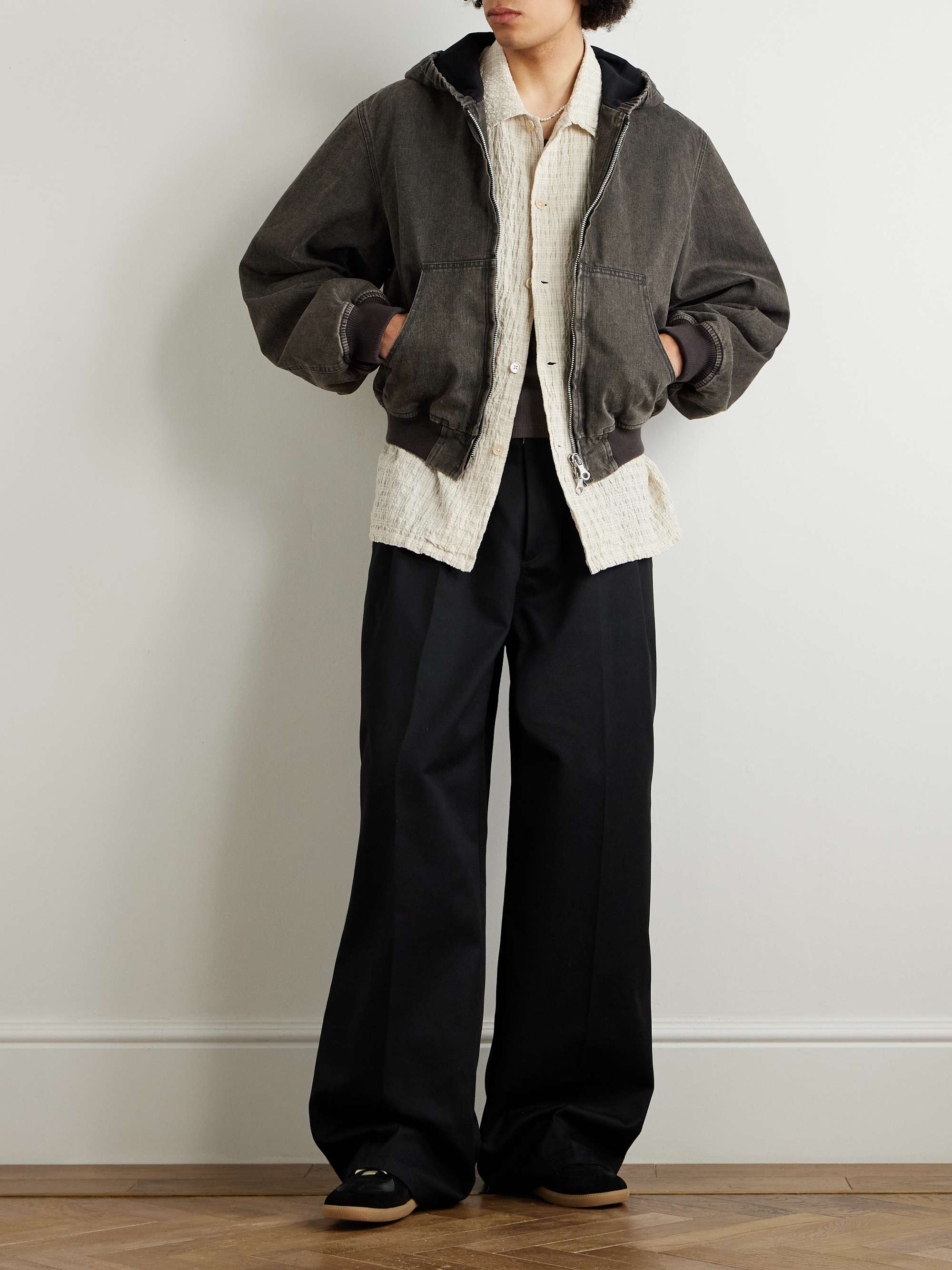 Bank Denim Hooded Jacket view